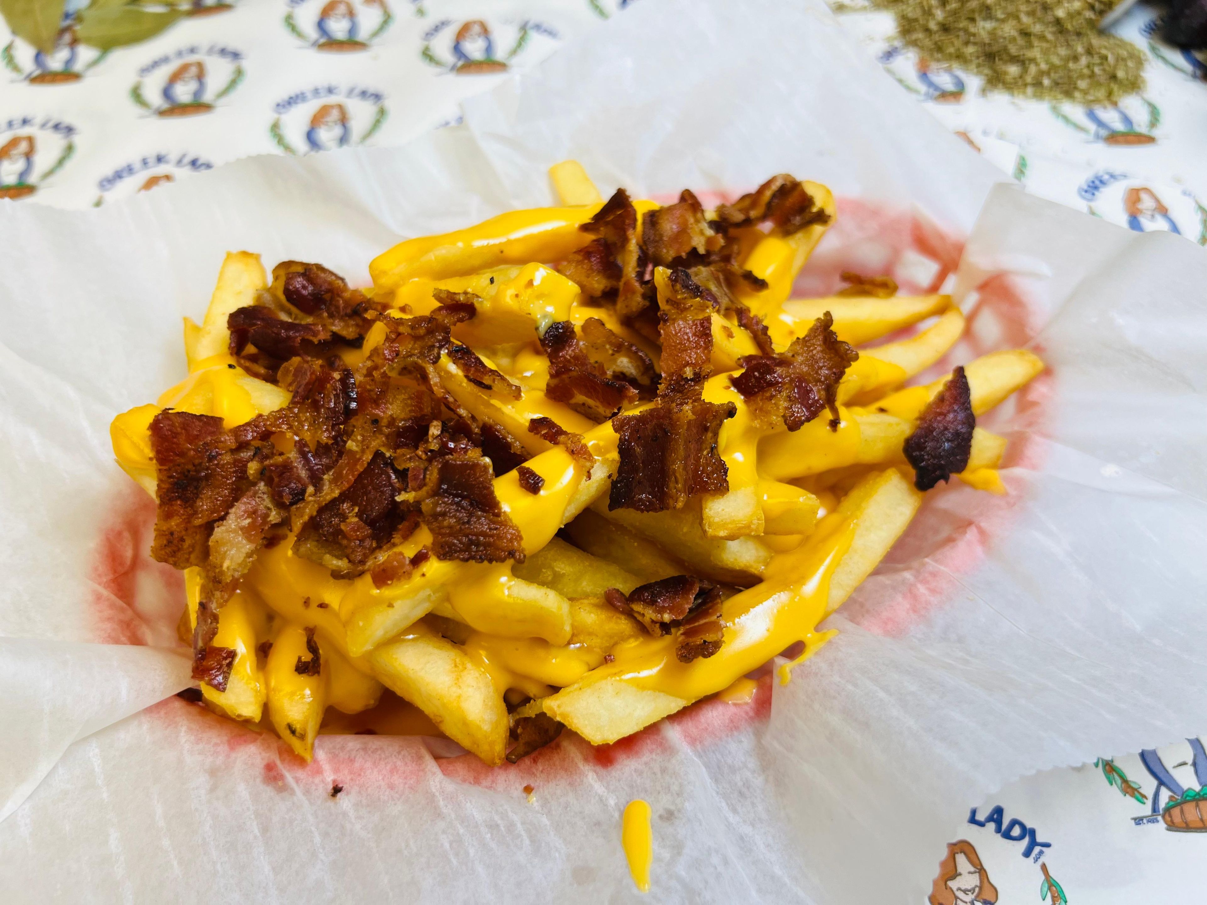 Bacon Cheese Fries.