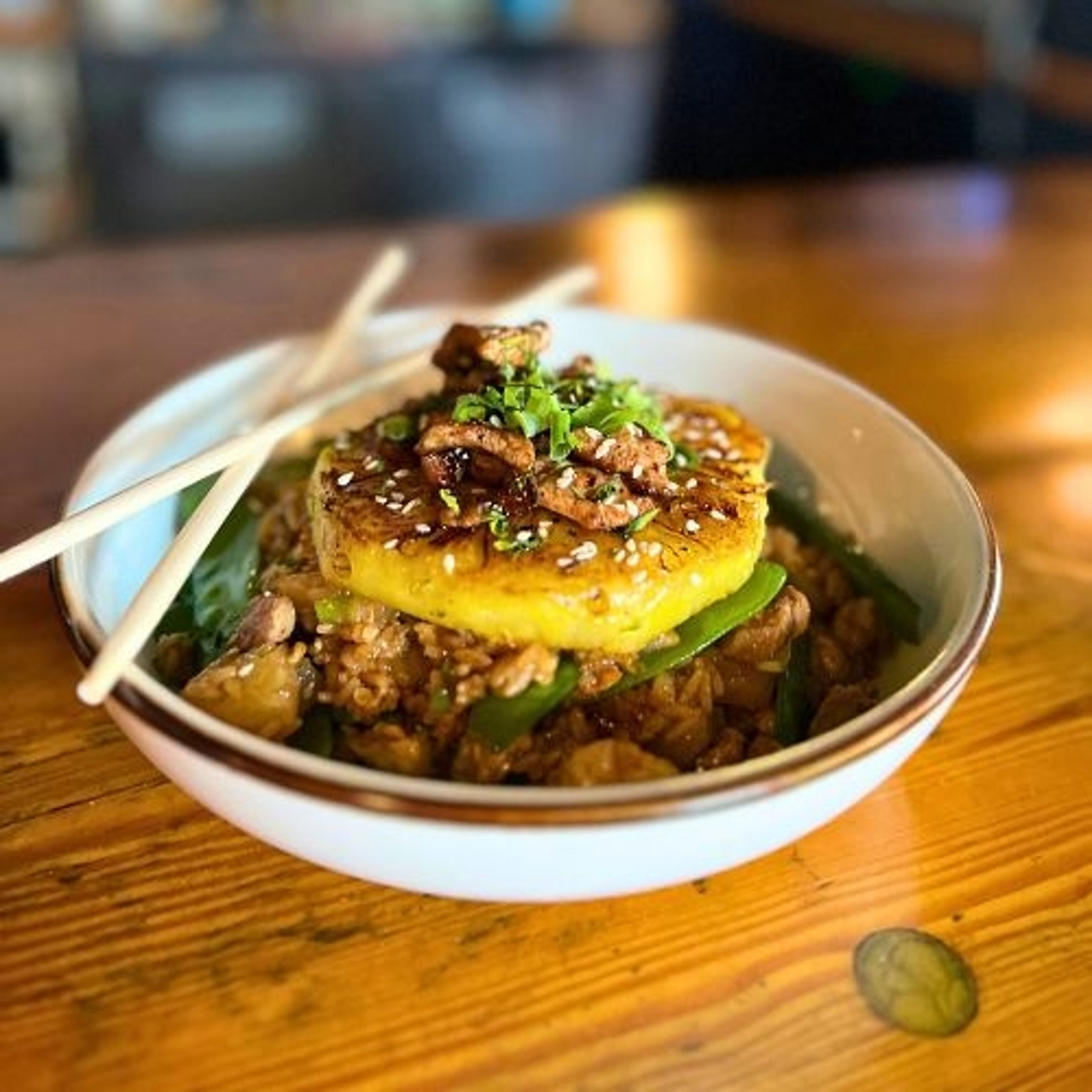 Pineapple Chicken Fried Rice.