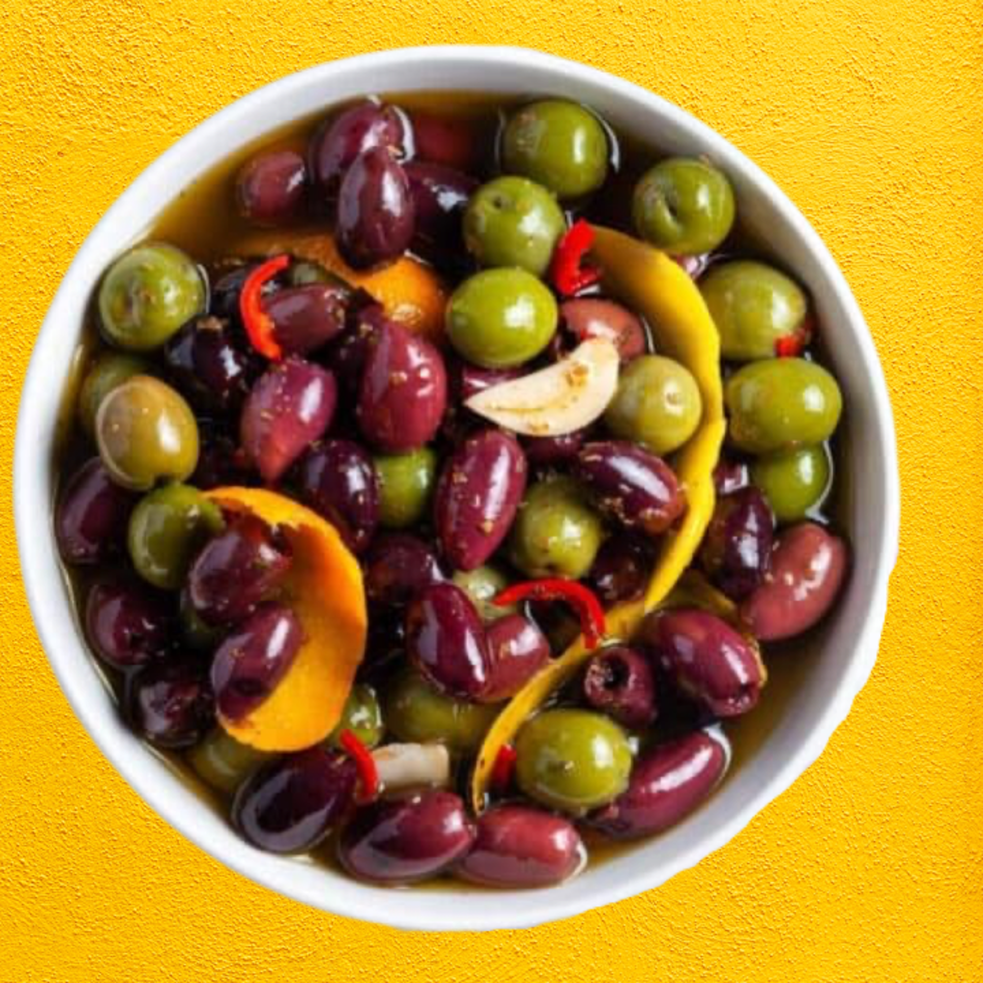 MIX OLIVES.