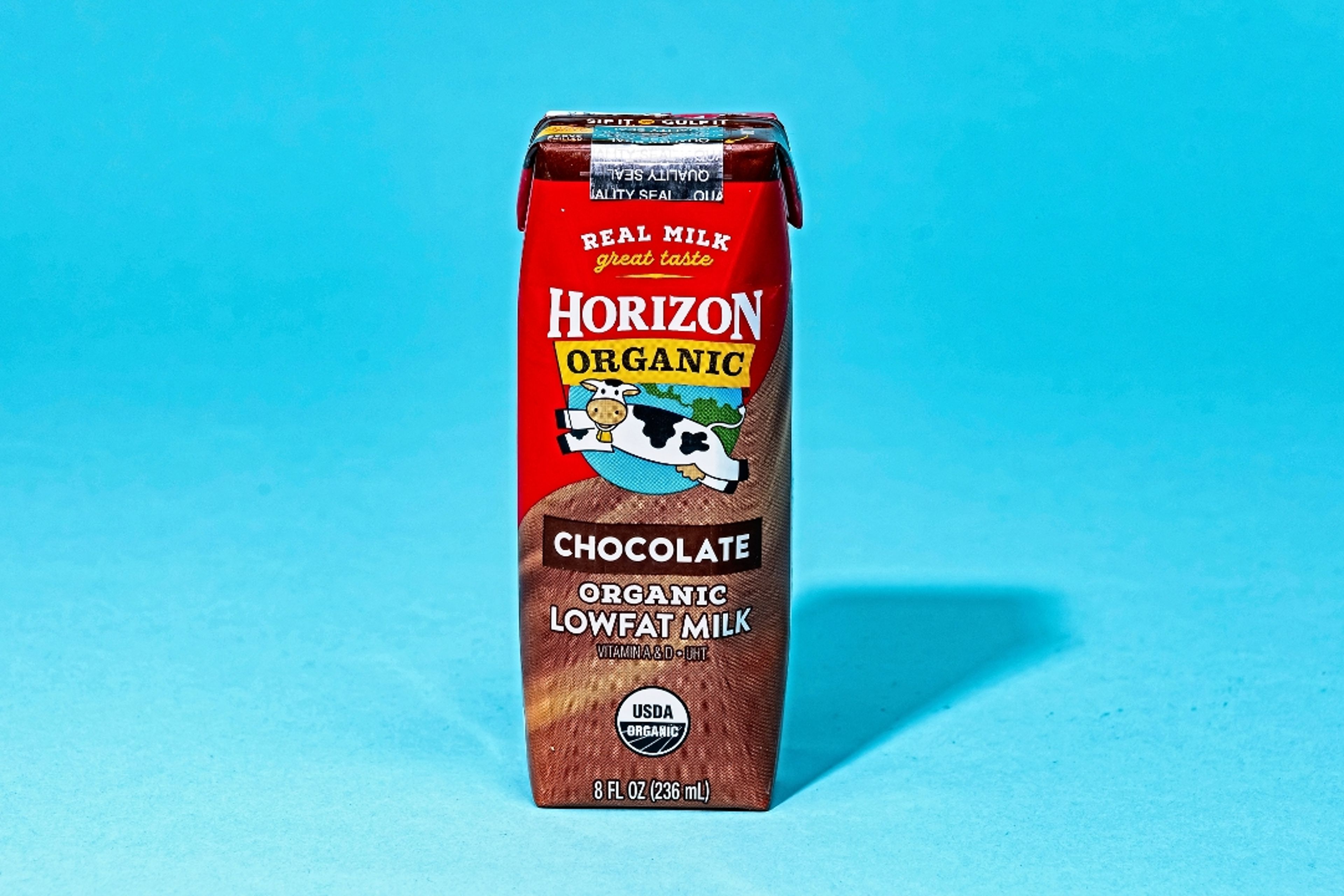 HORIZON CHOCOLATE MILK.