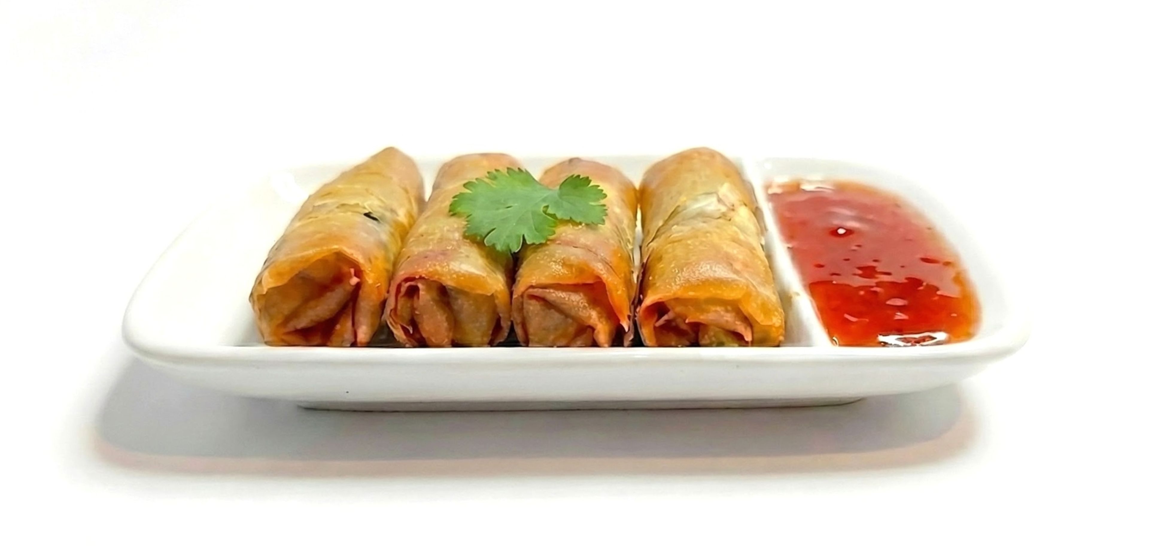 Crispy Veggie Eggrolls.