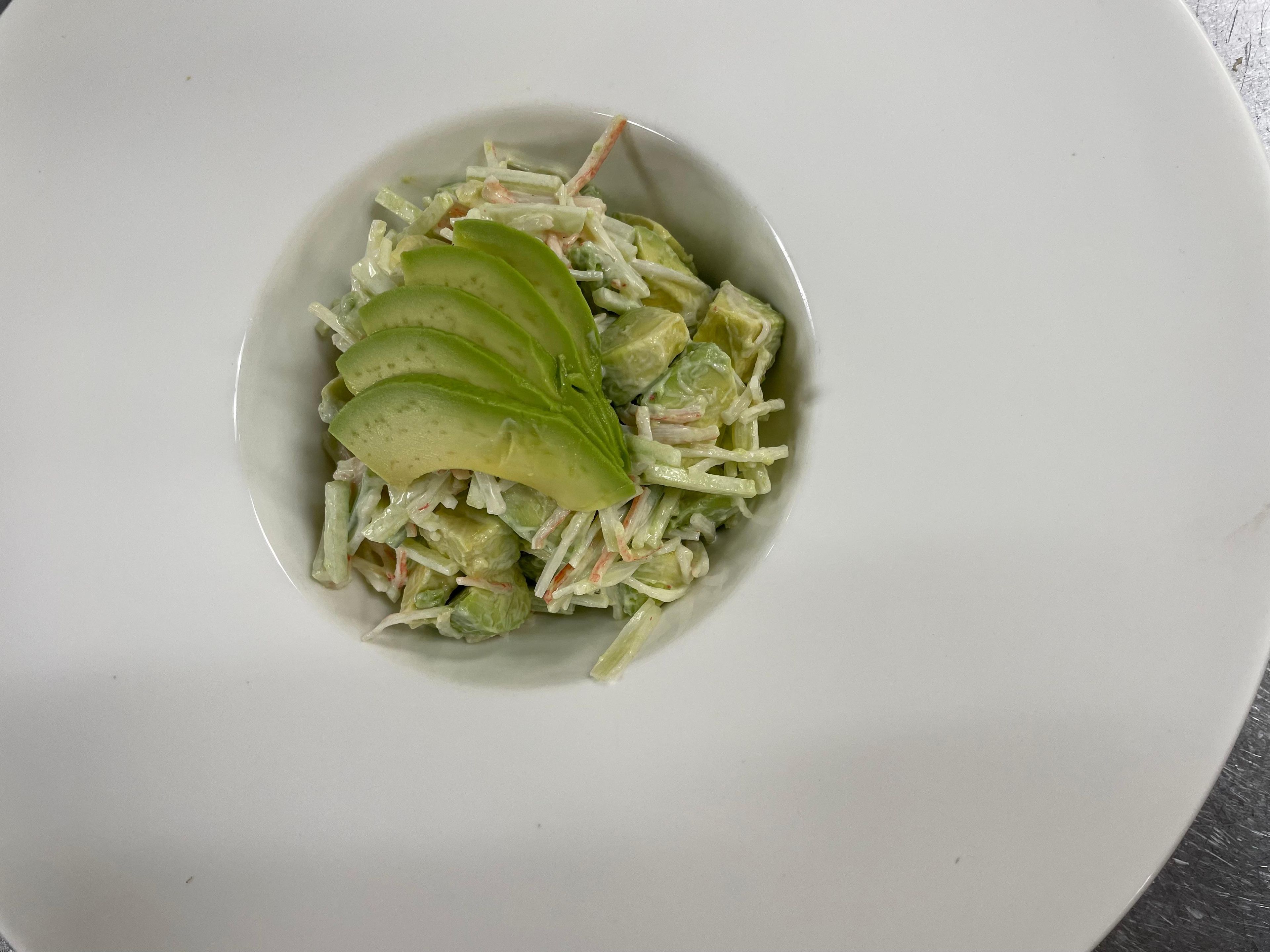 Avocado & Crab Stick Salad.