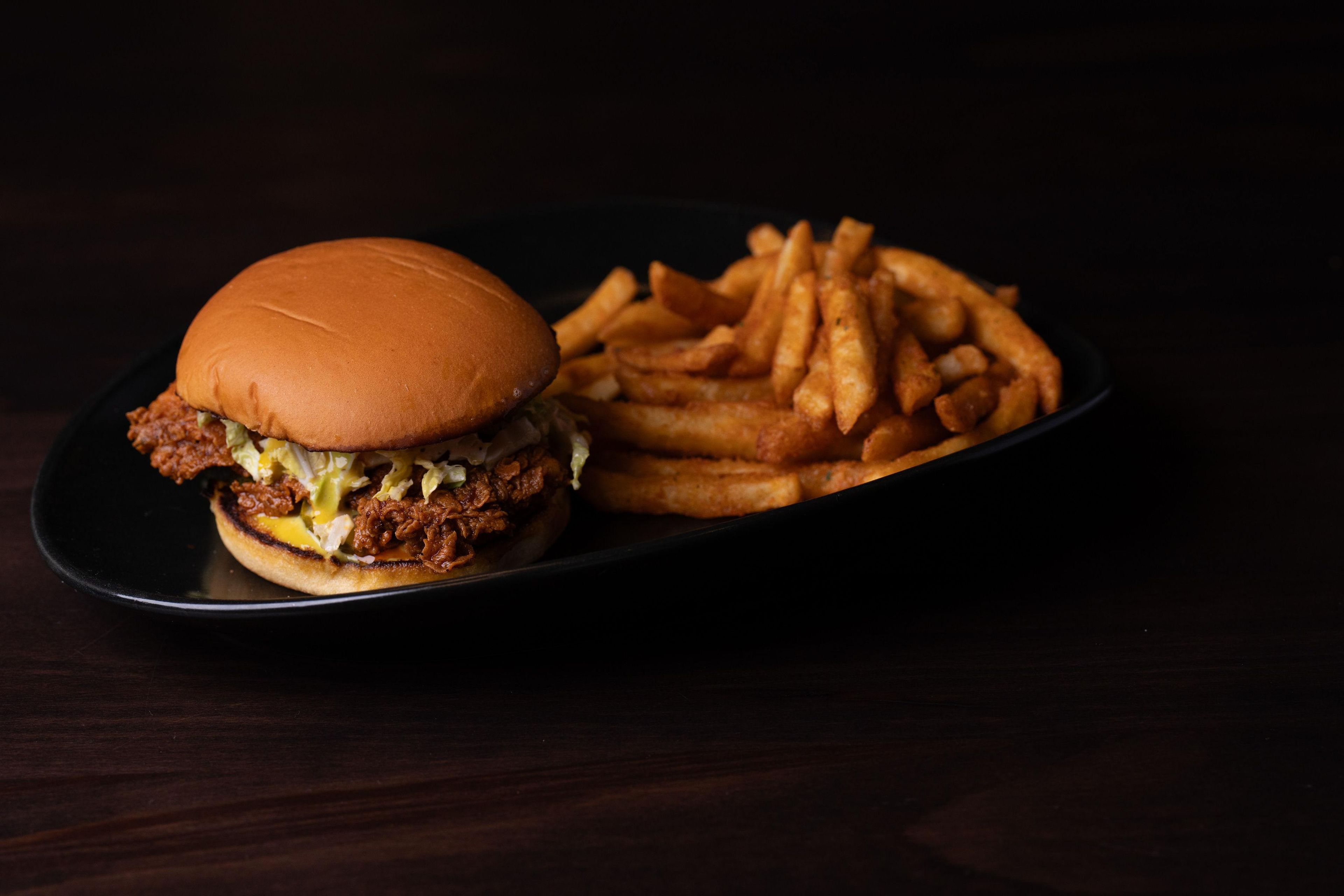 Sweet & Hot Chicken Sandwich.