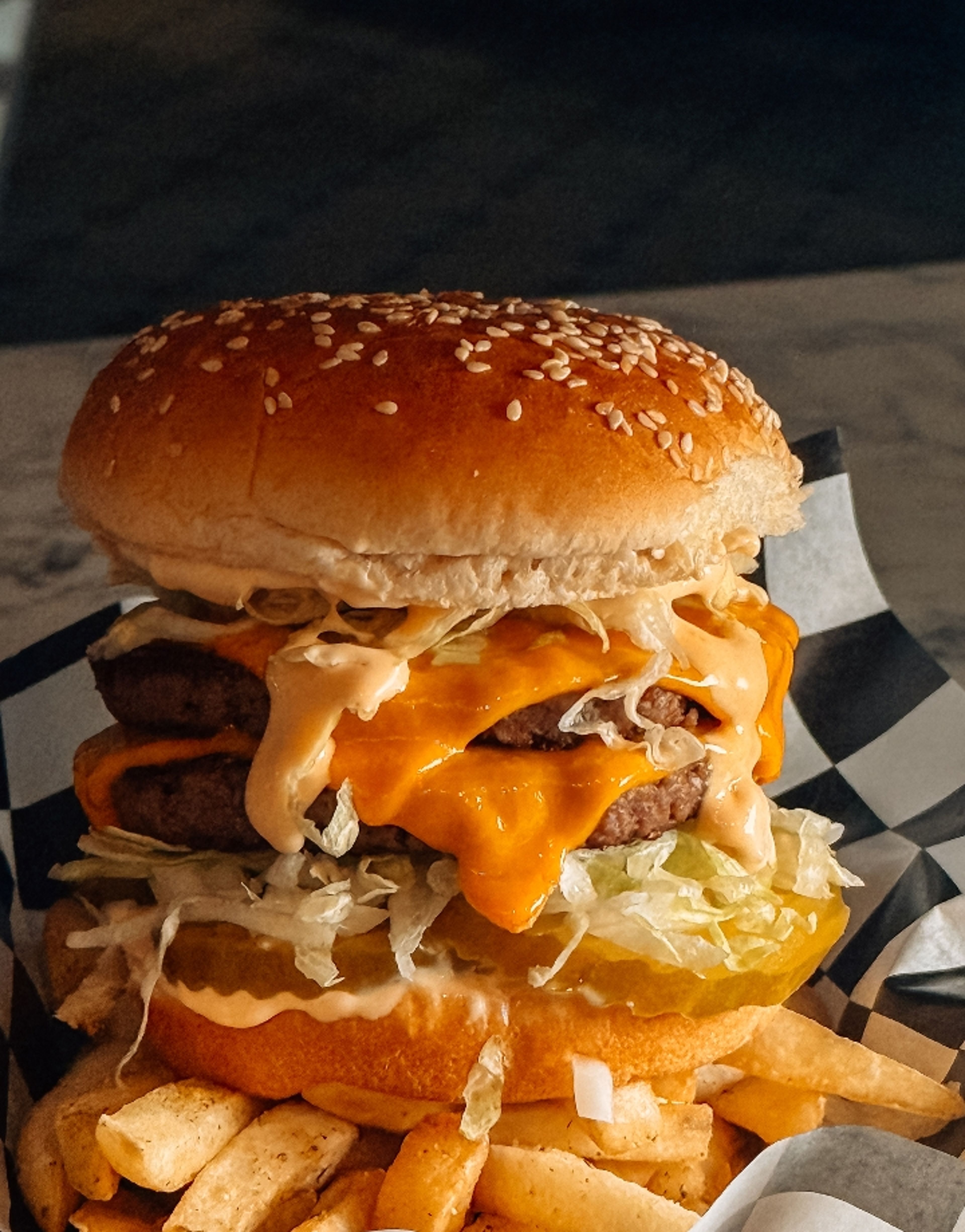 Mac daddy smash burger.