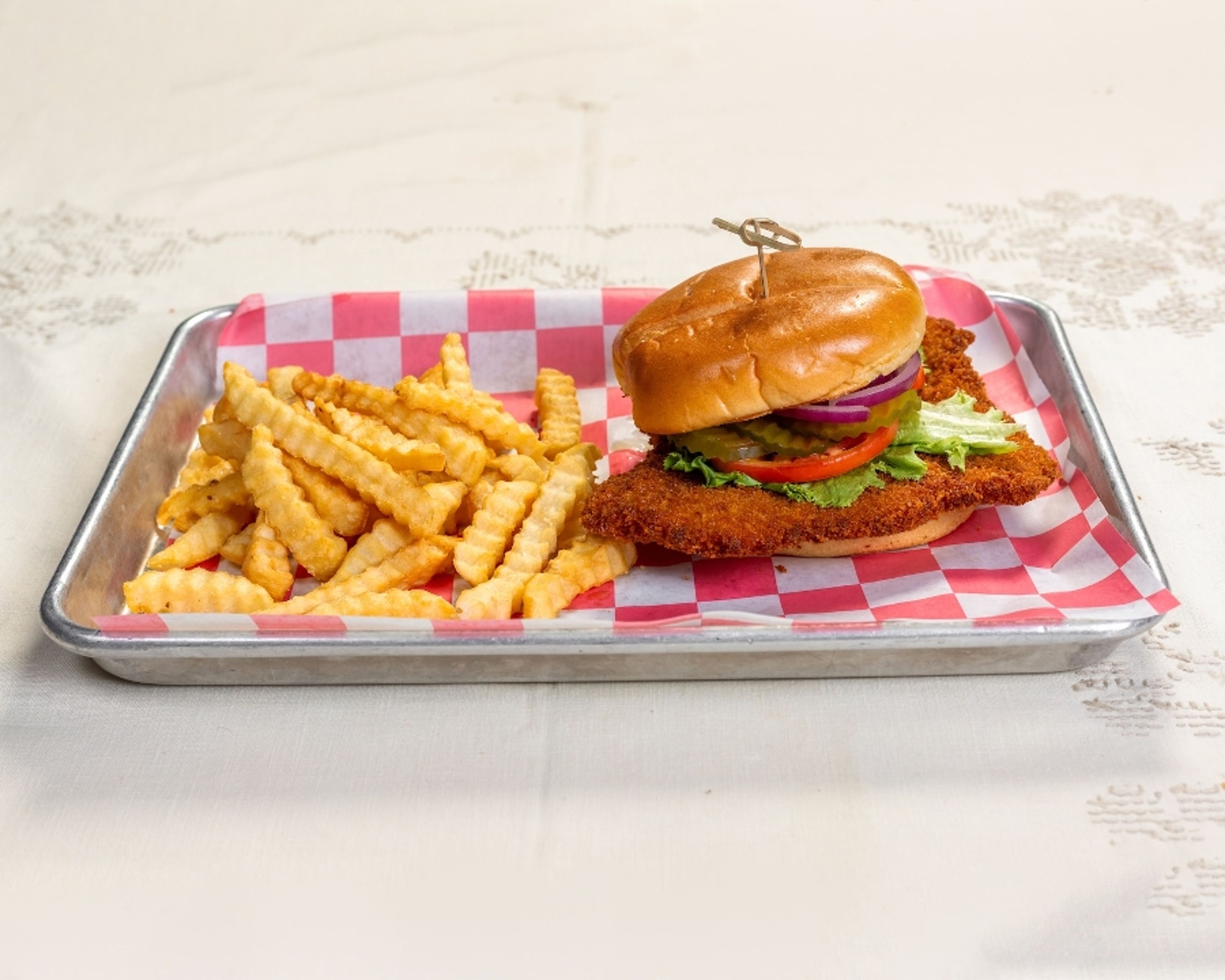 Breaded Pork Tenderloin.