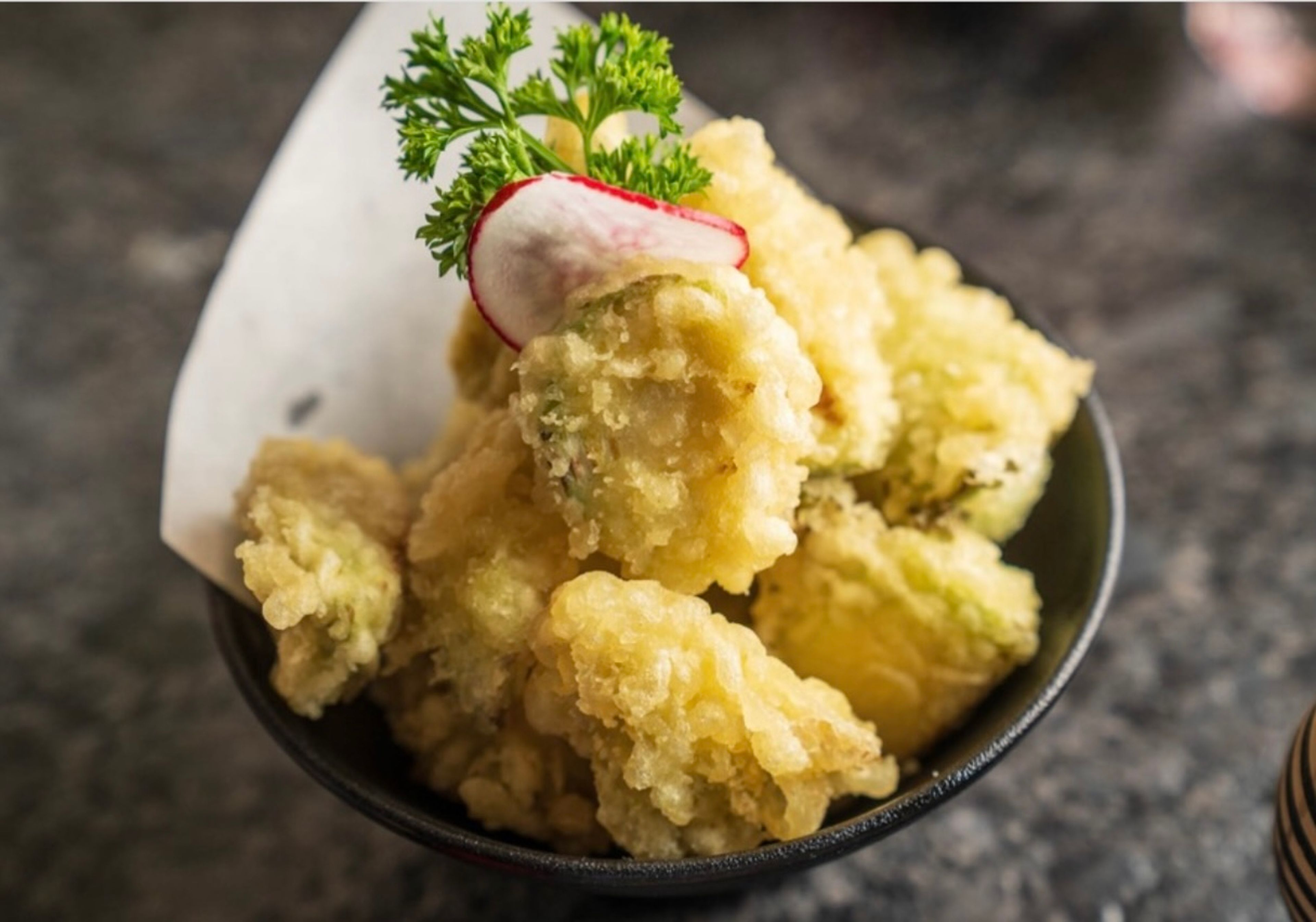 BRUSSEL SPROUT TEMPURA.