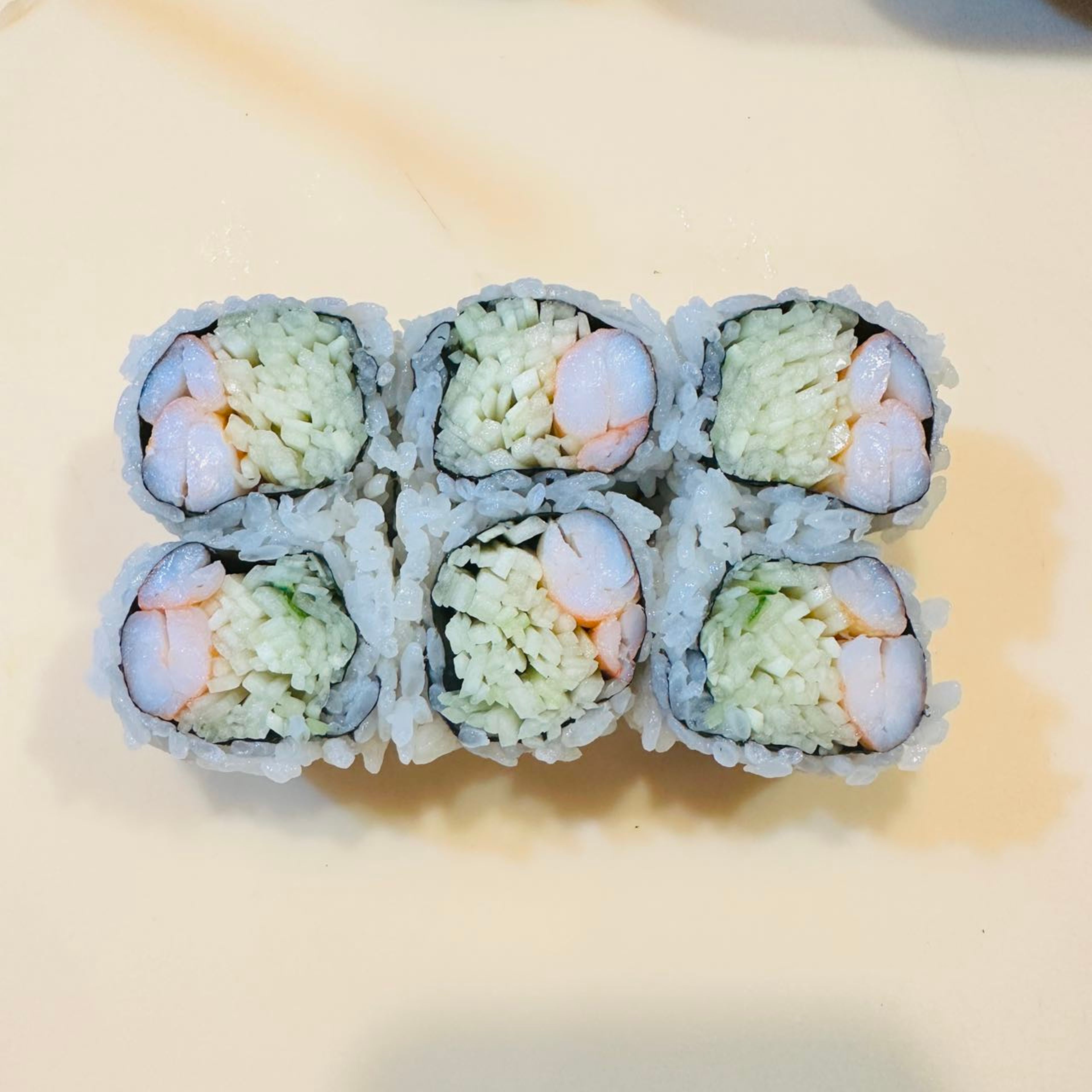 Shrimp Cucumber Roll.