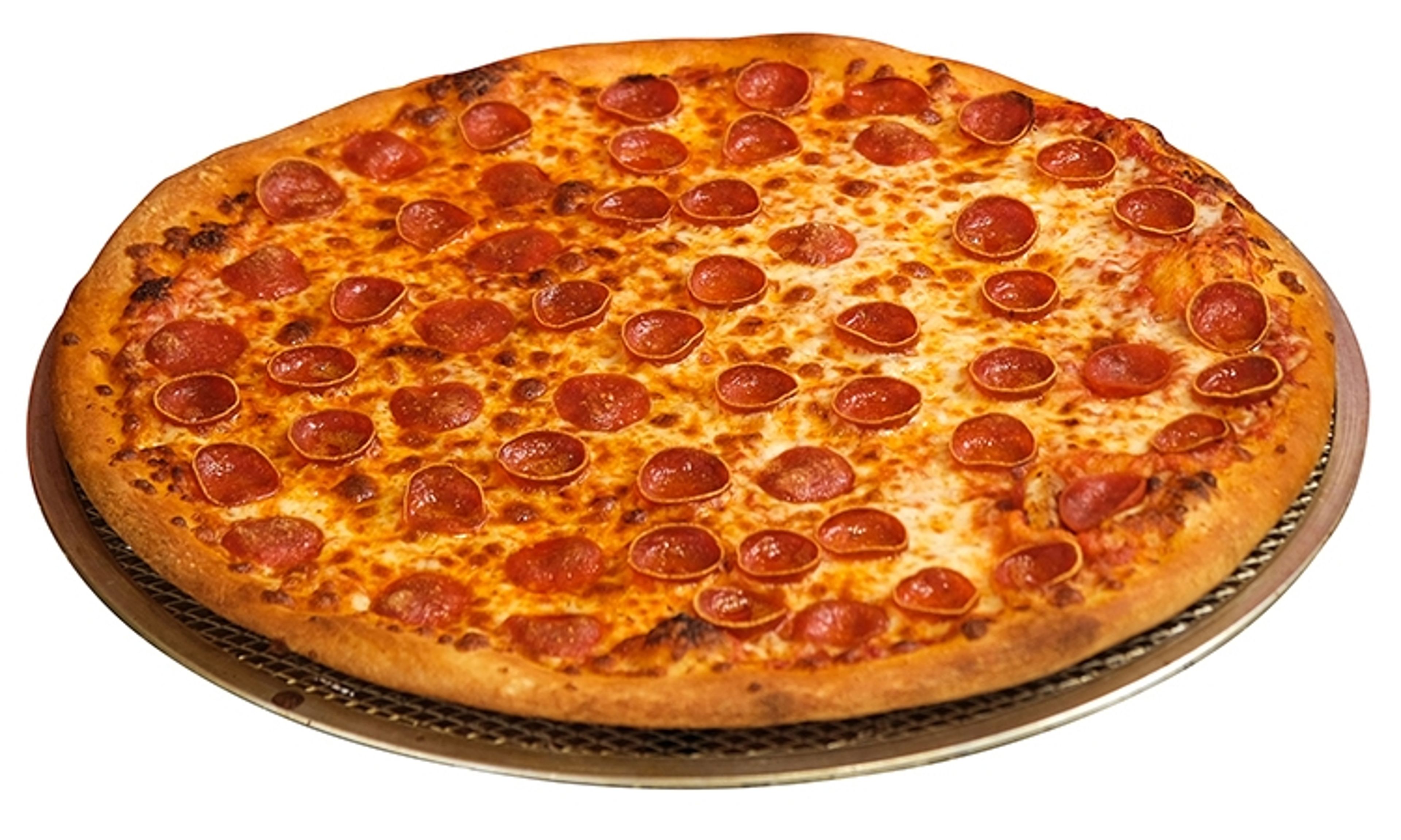 16" Spicy Siren Pepperoni Pizza.