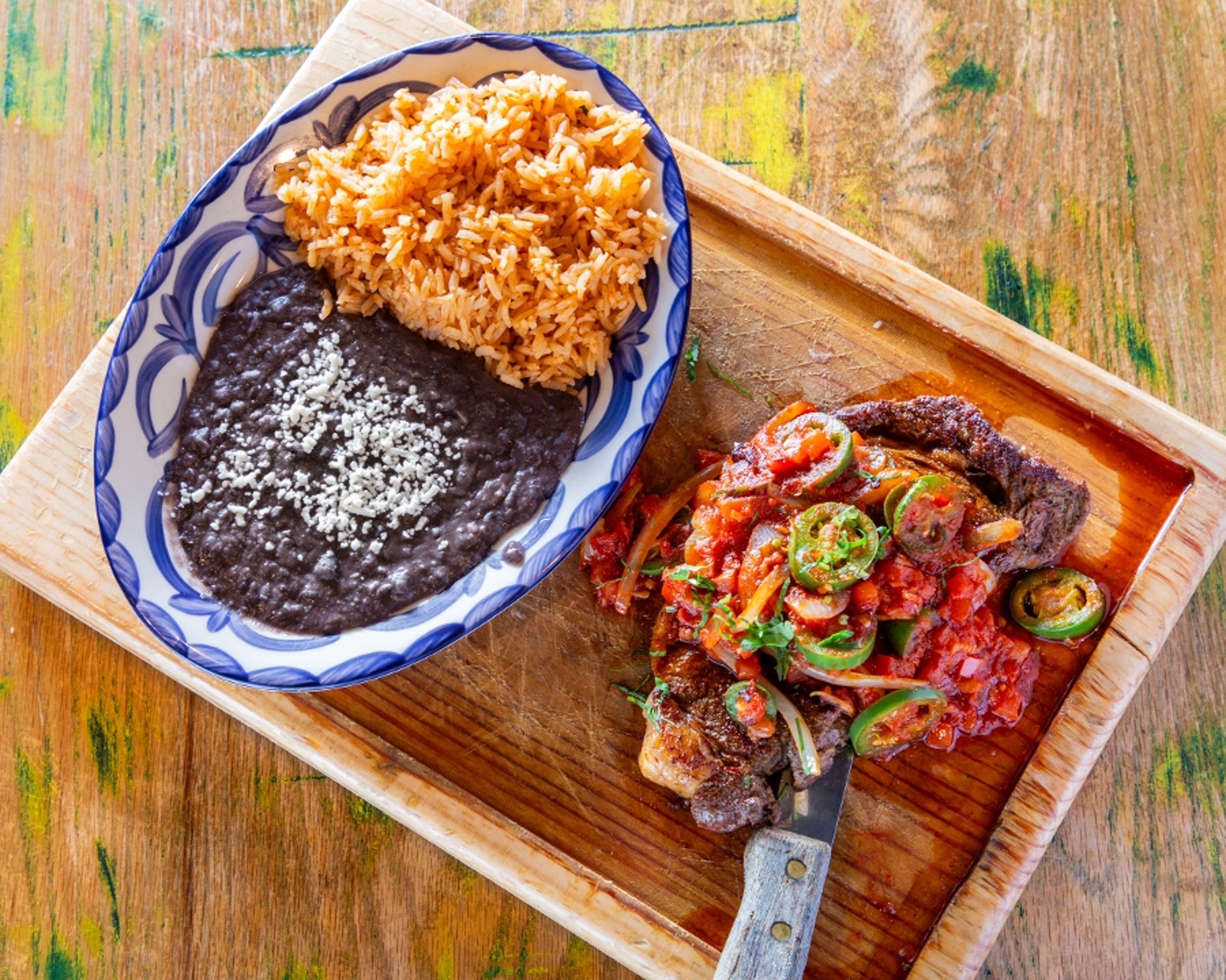 Steak Mexicano.