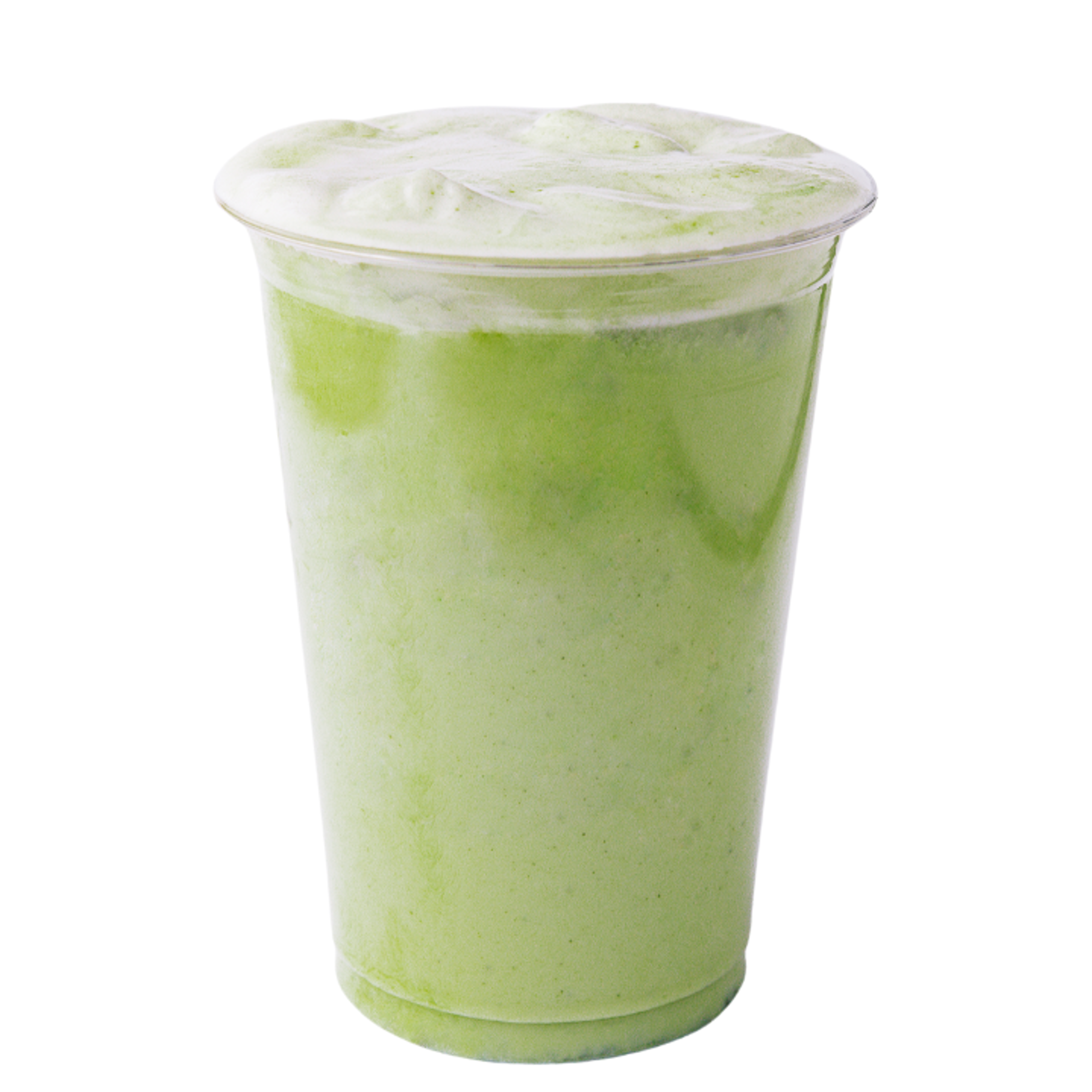 ICED MATCHA LATTE.