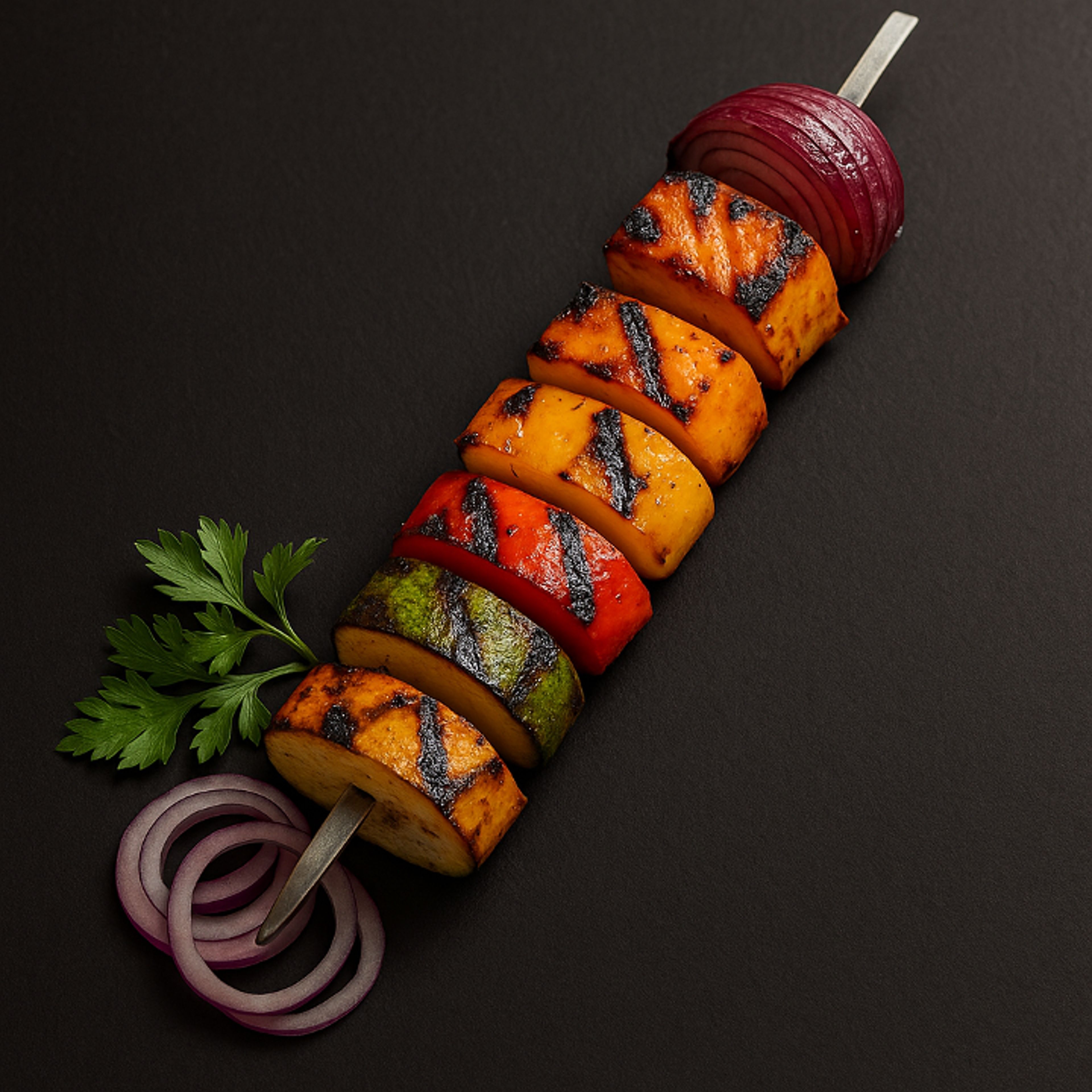 +Add Skewer 🌱 Veggie Kabob.