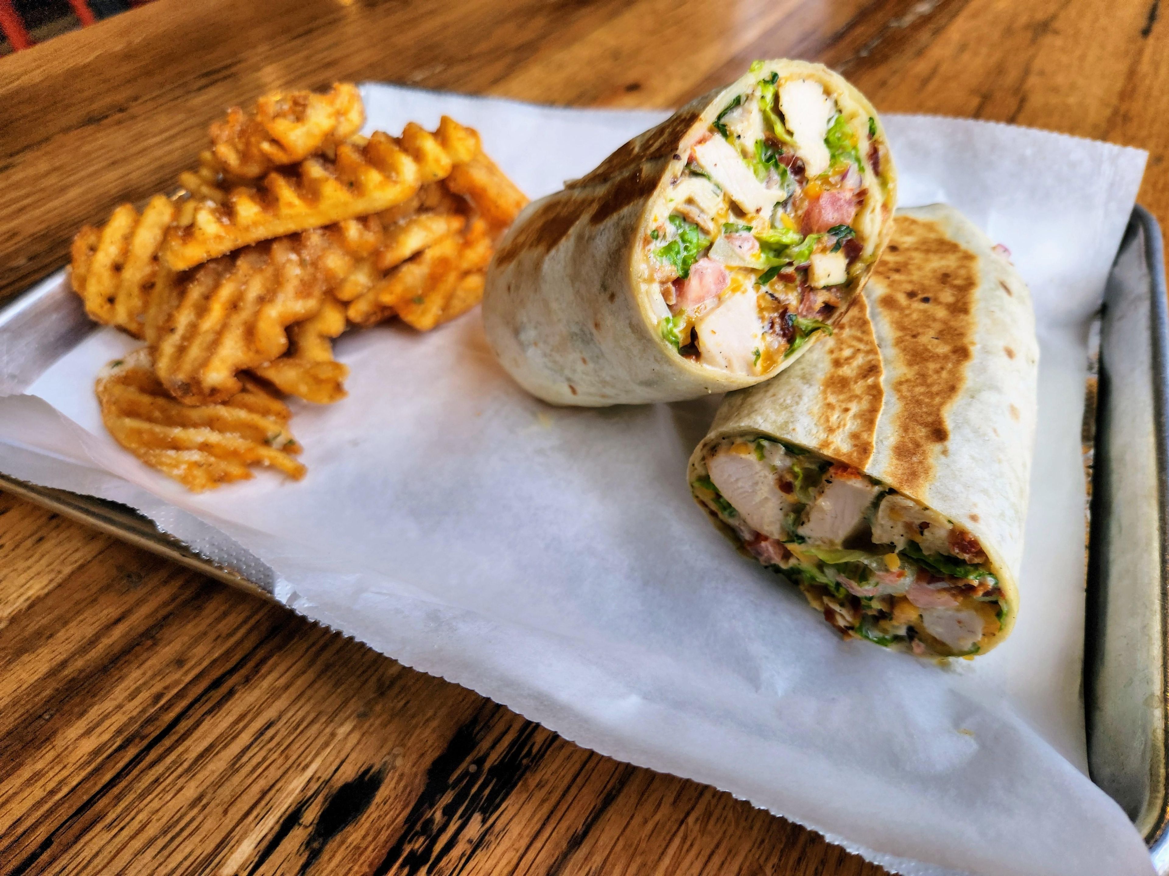 Chicken Club Wrap.