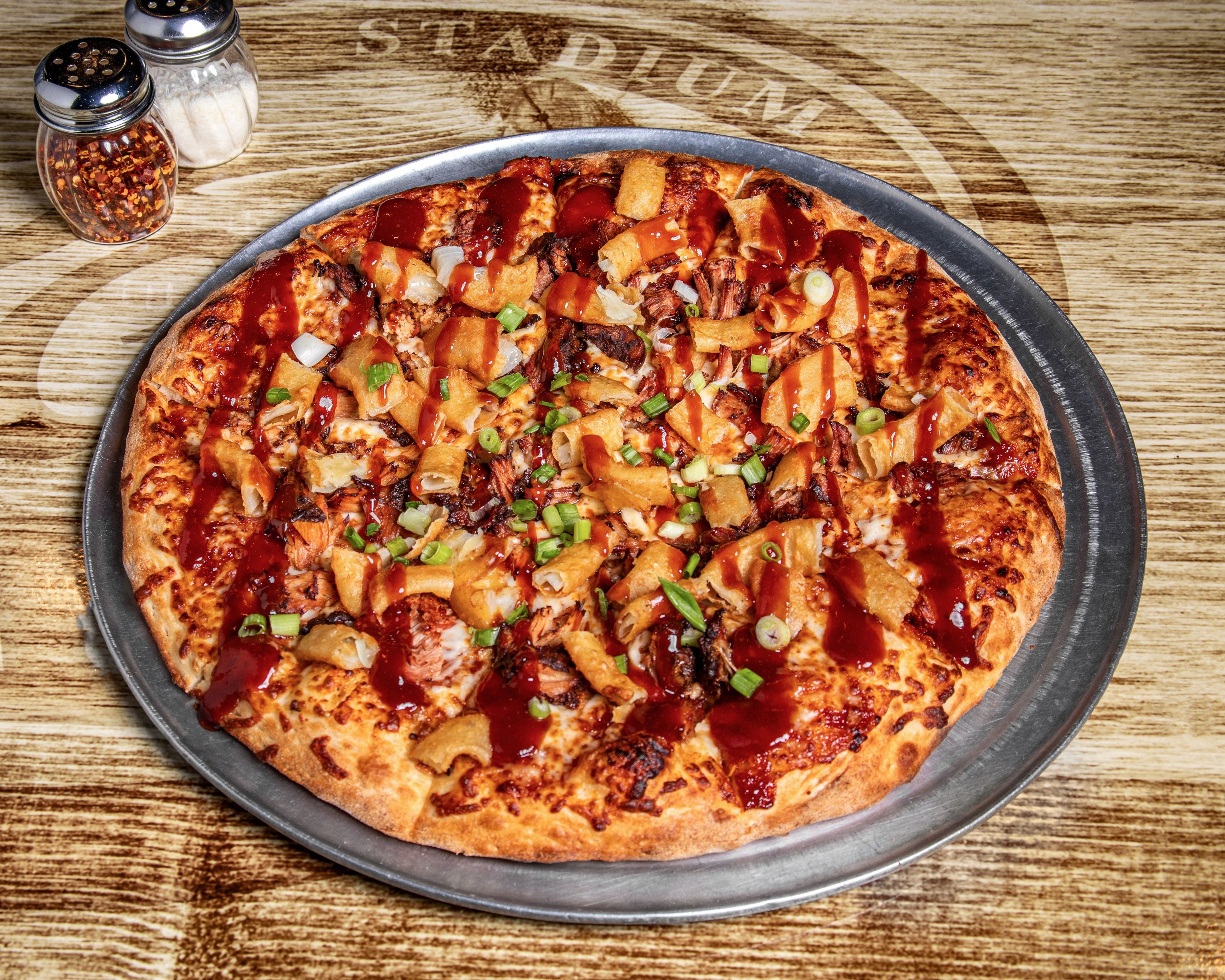 PIZZA- BBQ PULLED PORK 8".