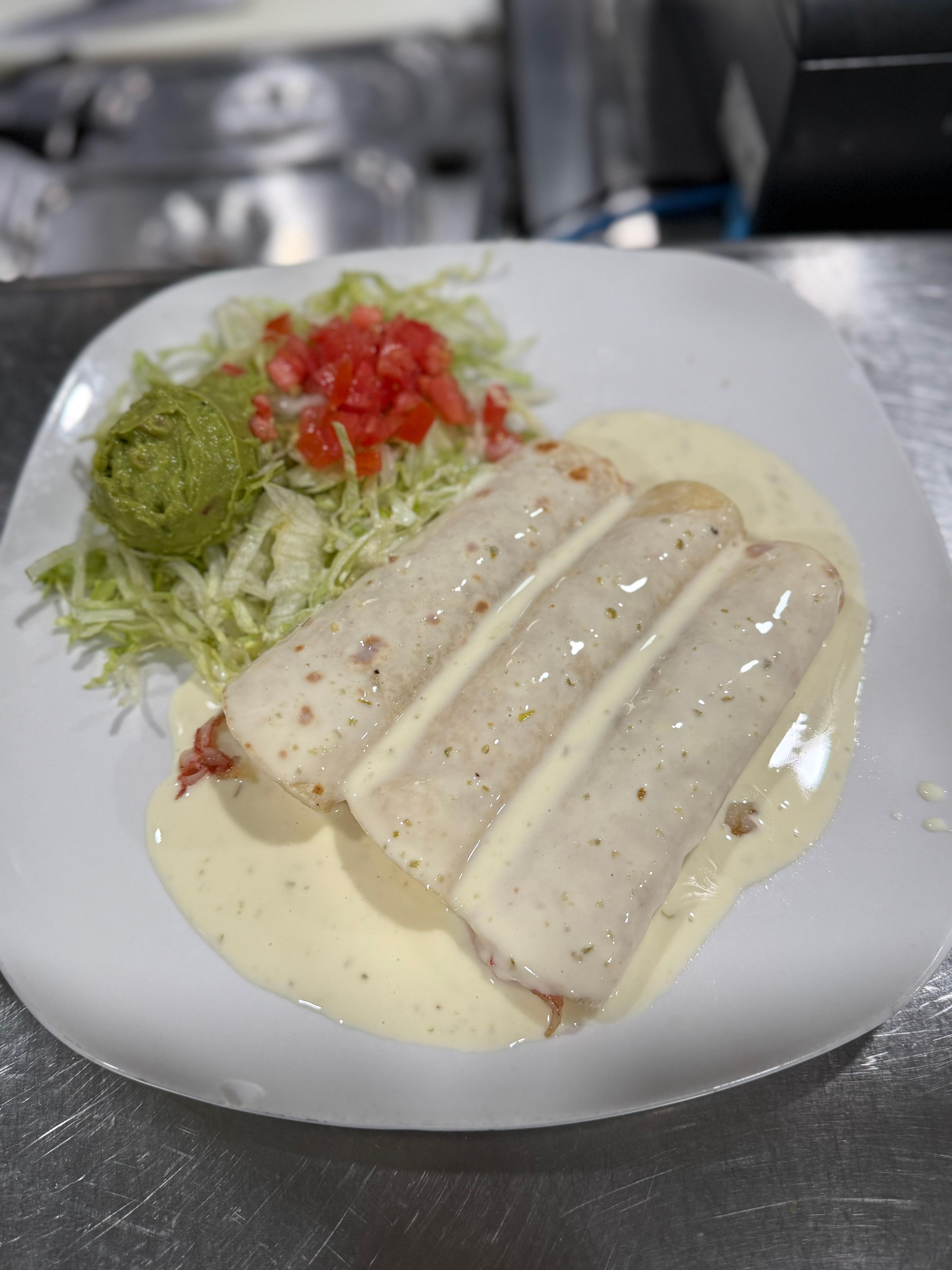 Enchiladas Acapulco.