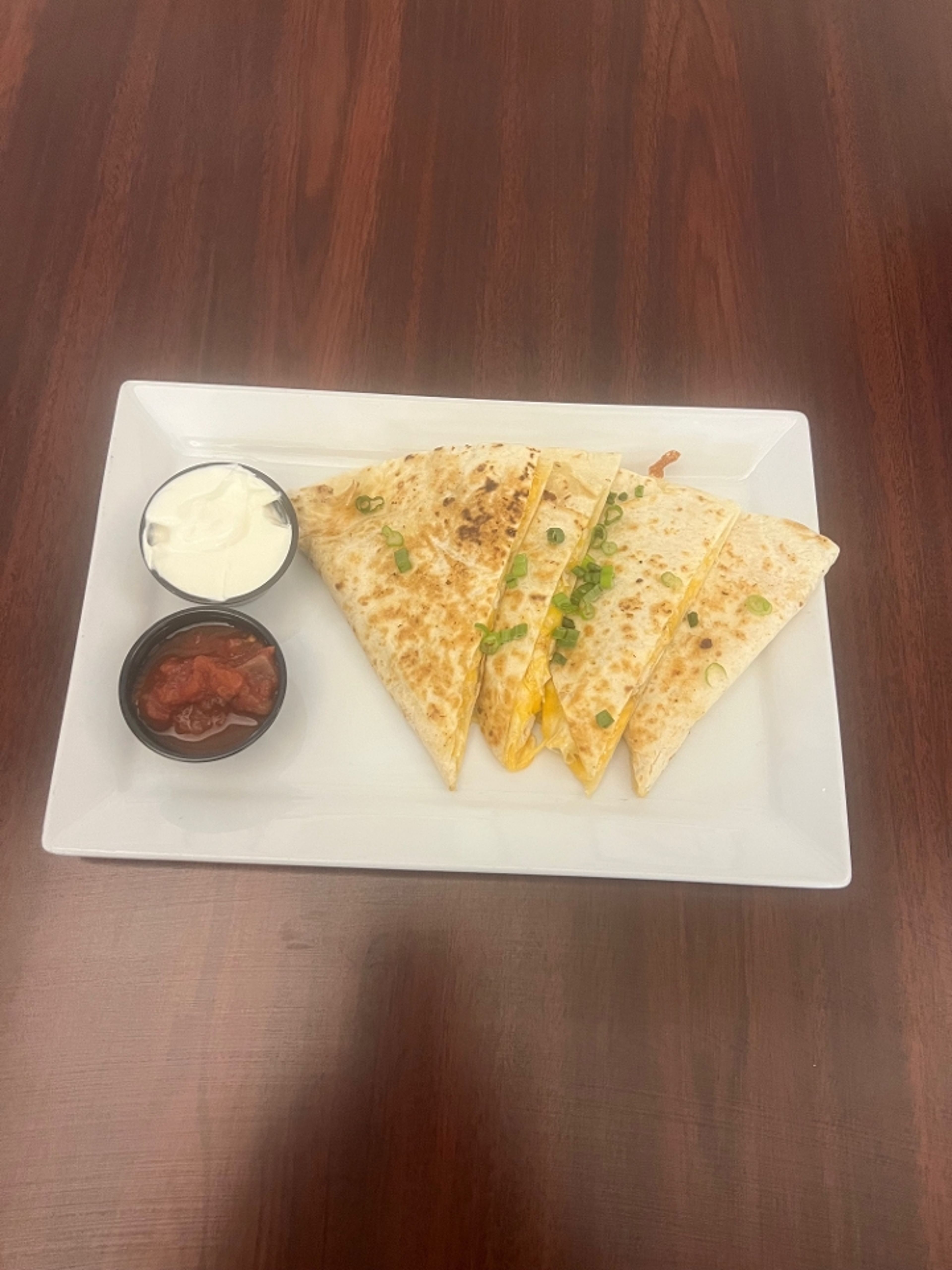 Chicken Quesadilla.