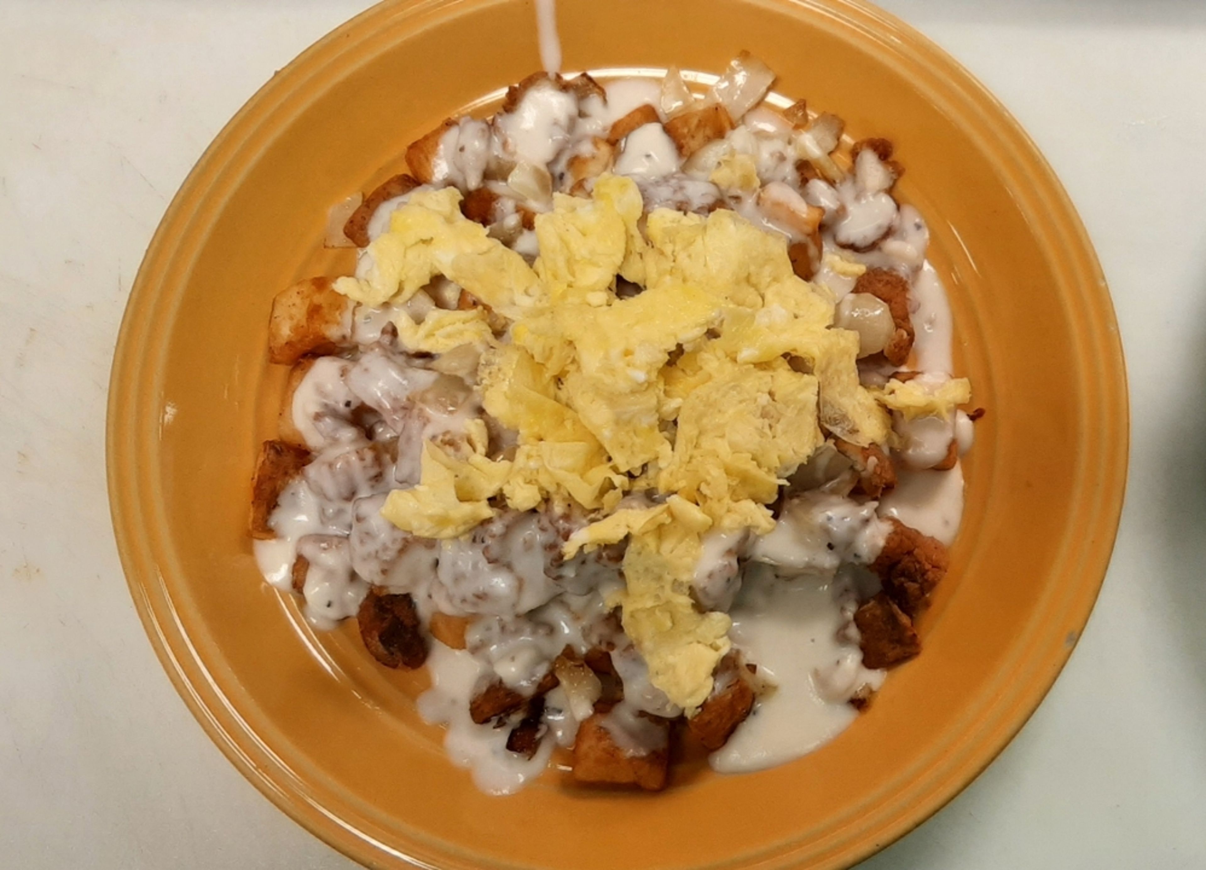 CHICKEN FRIED SKILLET.