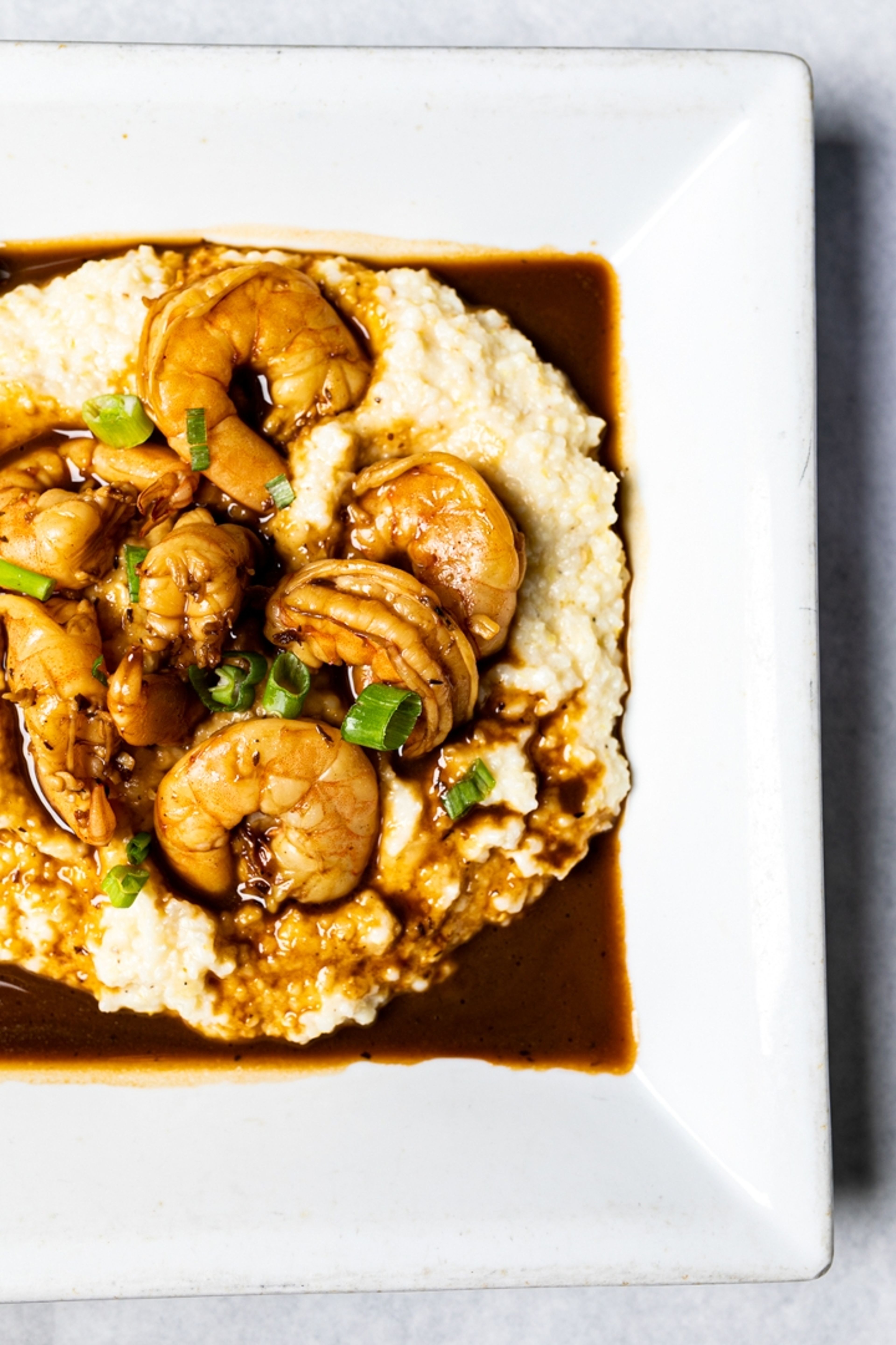 New Orleans Bbq Shrimp & Grits.