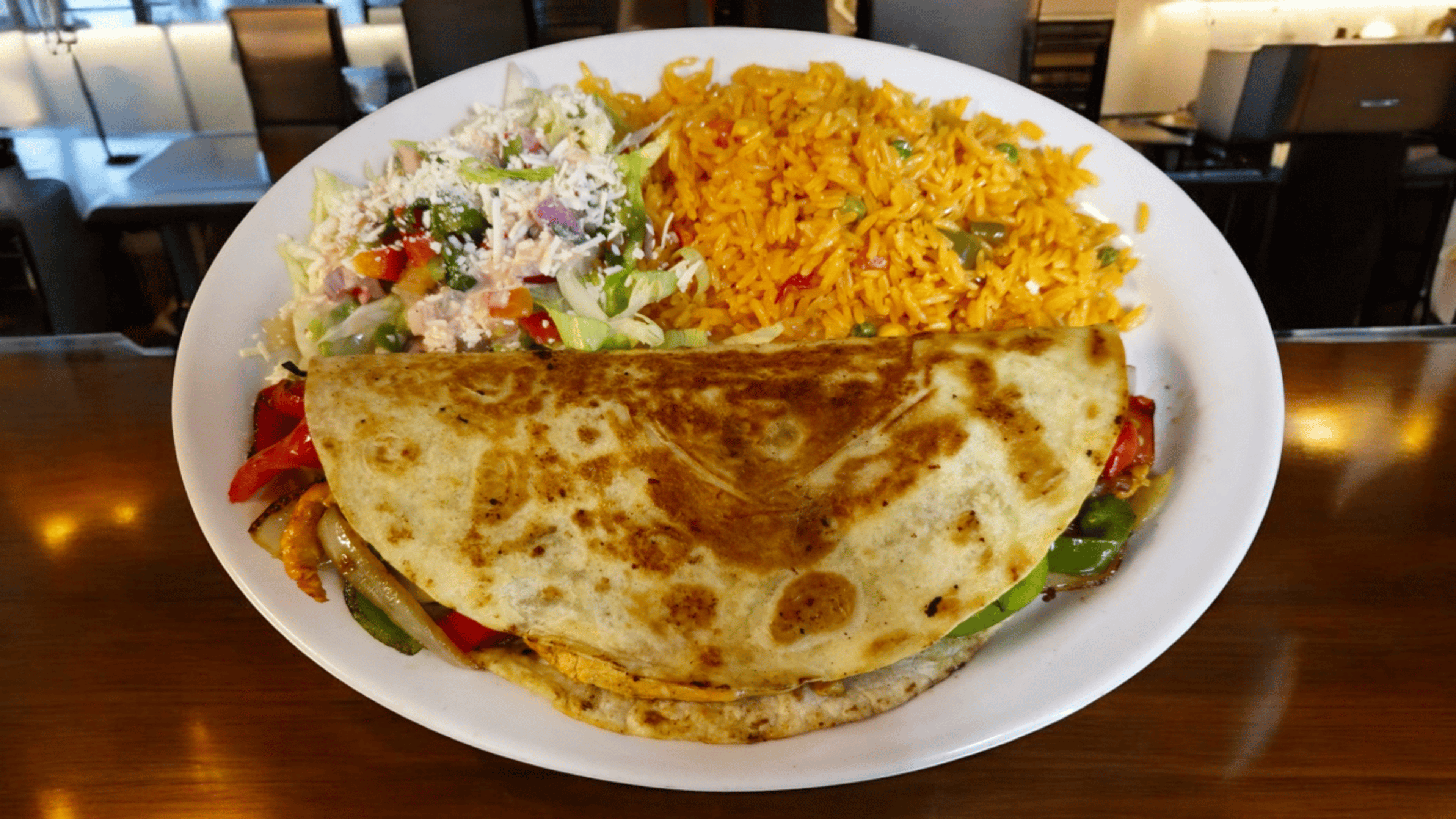 Fajita Quesadilla Chicken.