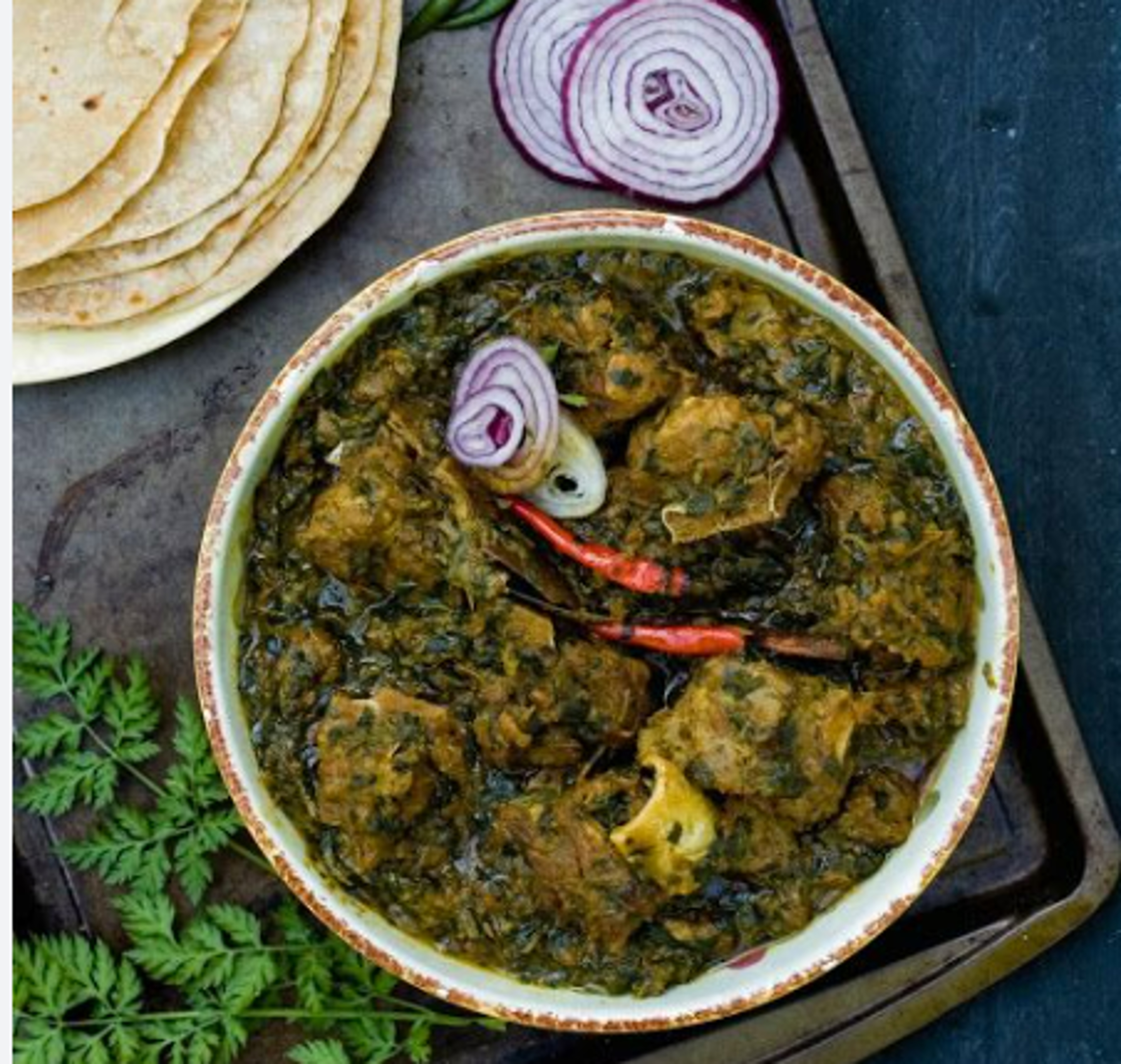 Methi Malai Lamb Masala.