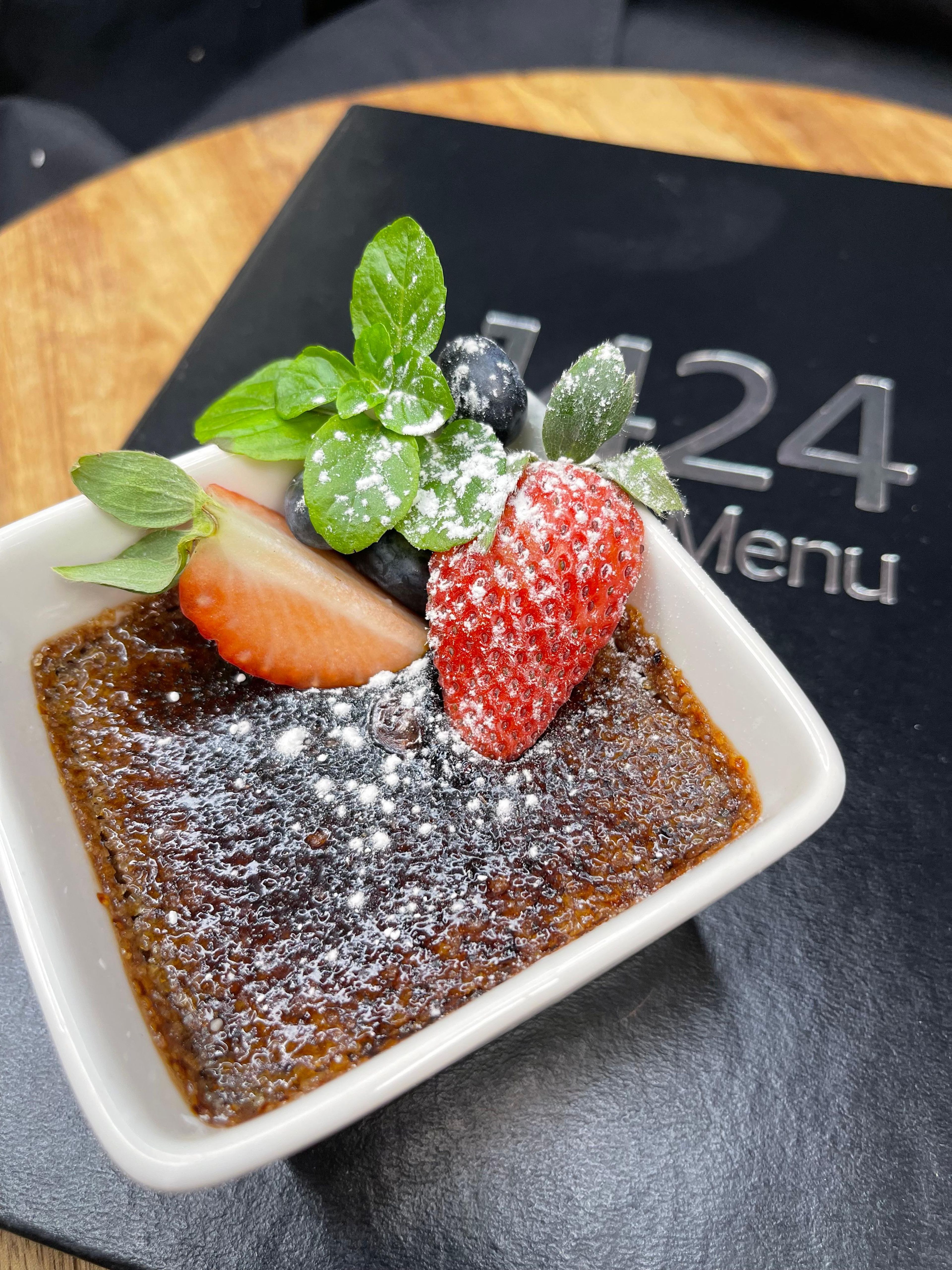 Chocolate Crème Brulee.