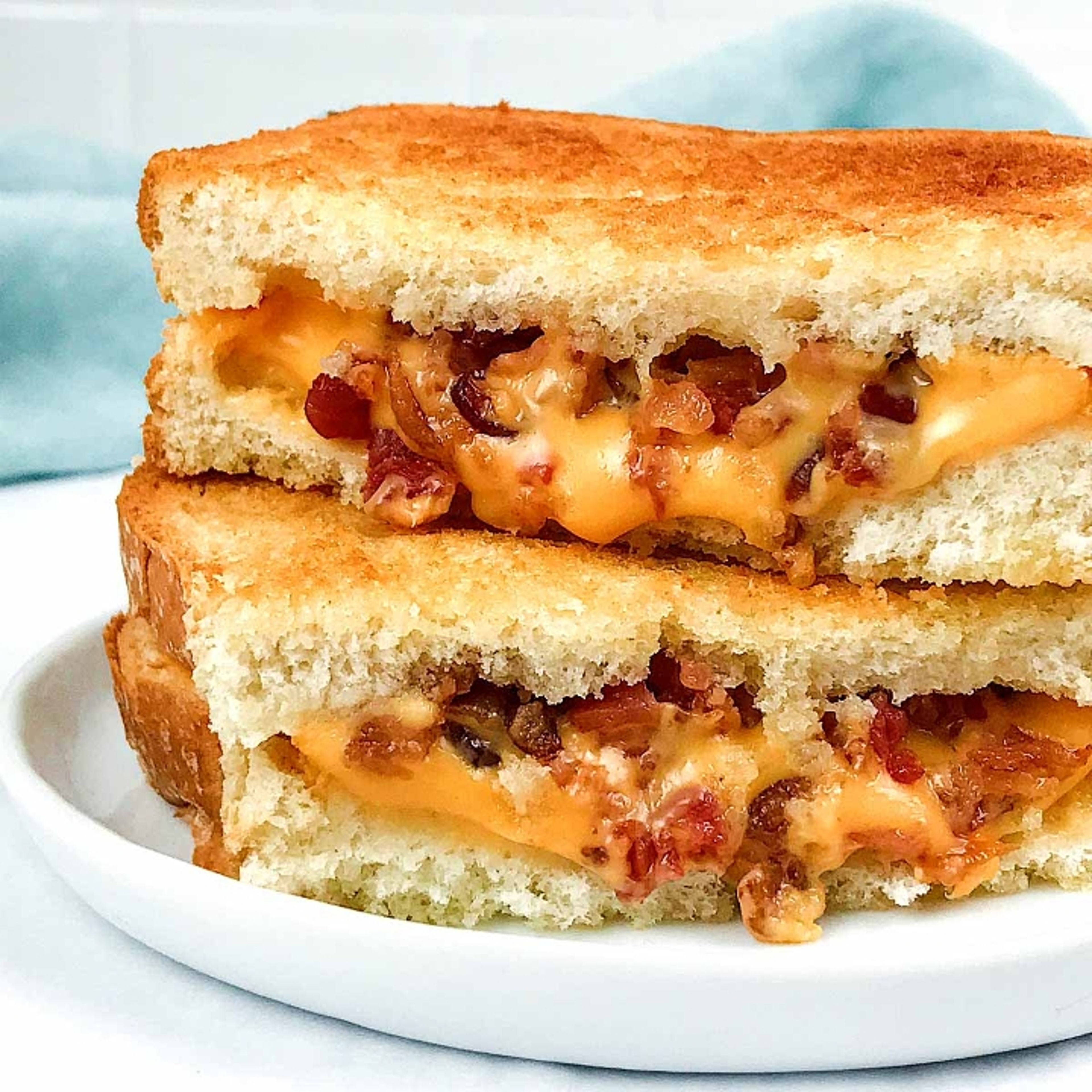 Grilled Cheese with Bacon.