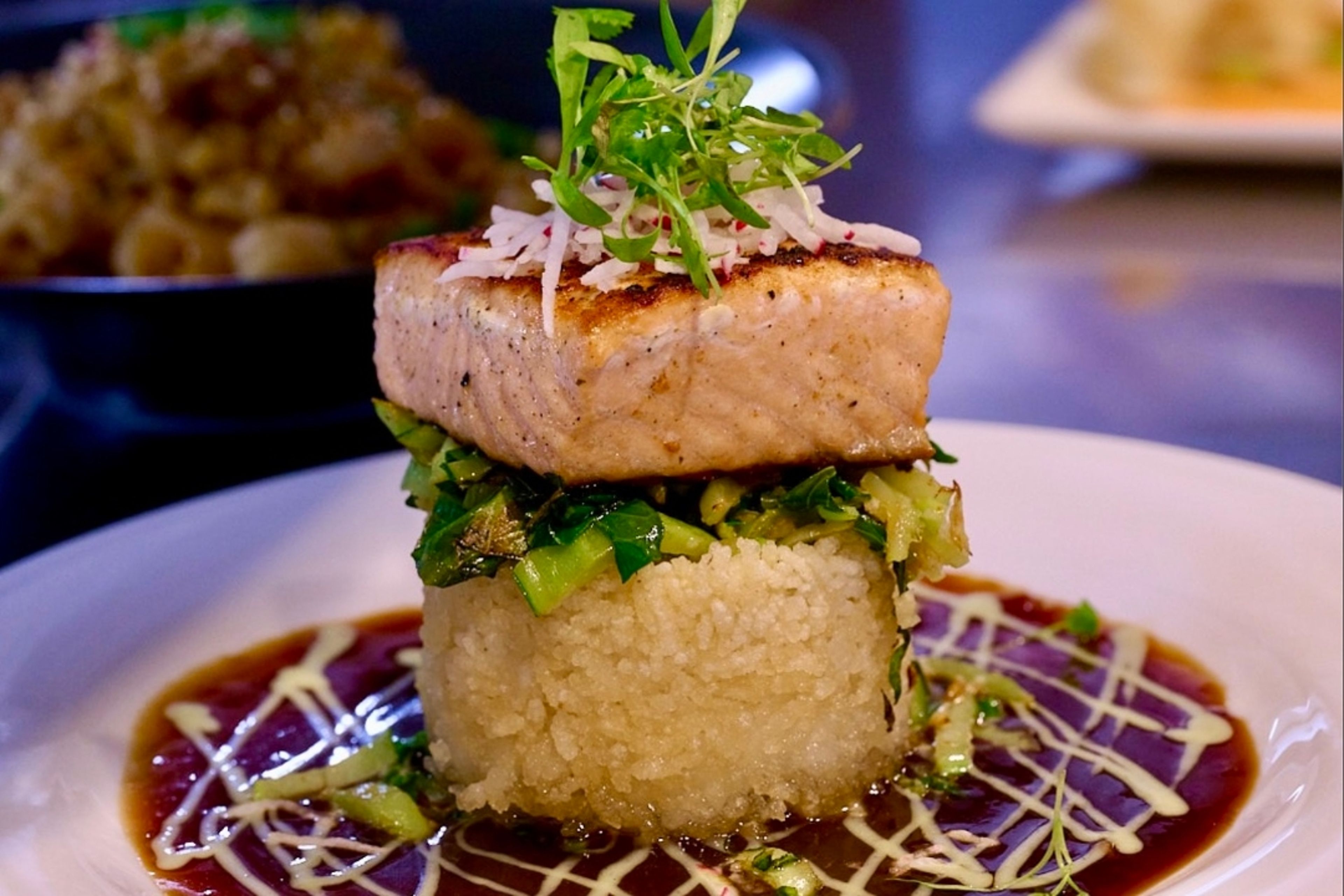 Togarashi Spiced Salmon.