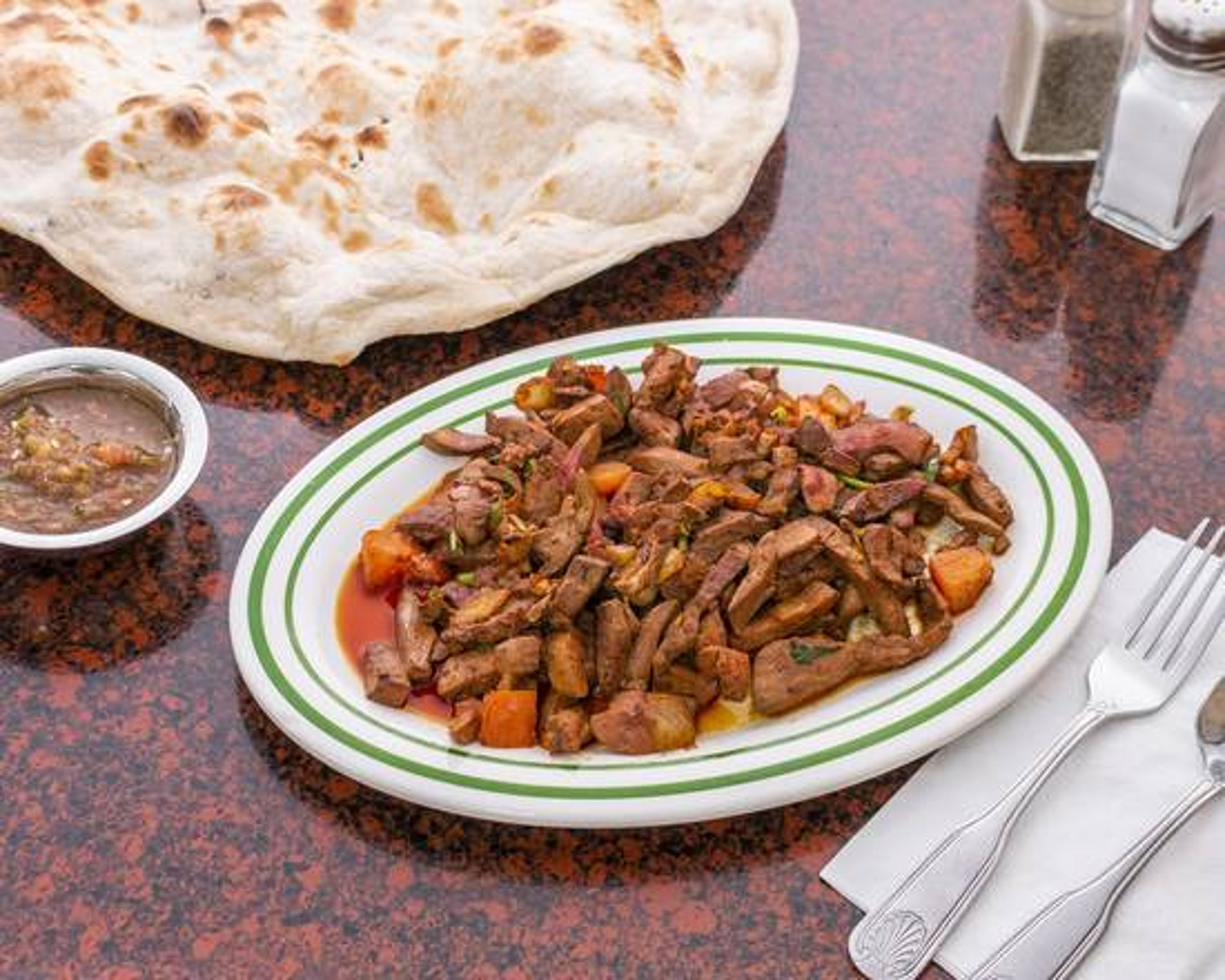 Kibdah (Lamb Liver).