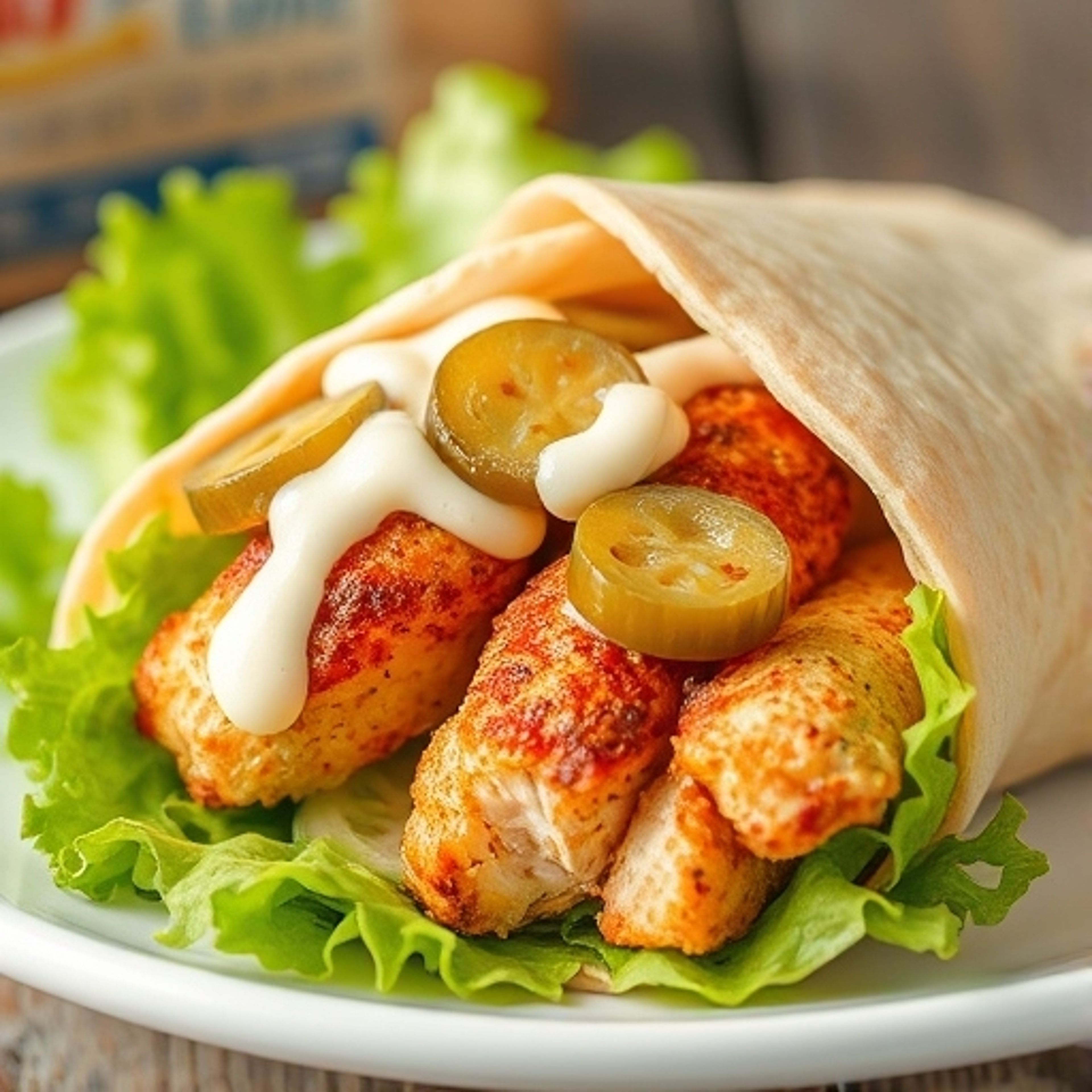 Classic Chicken Wrap.