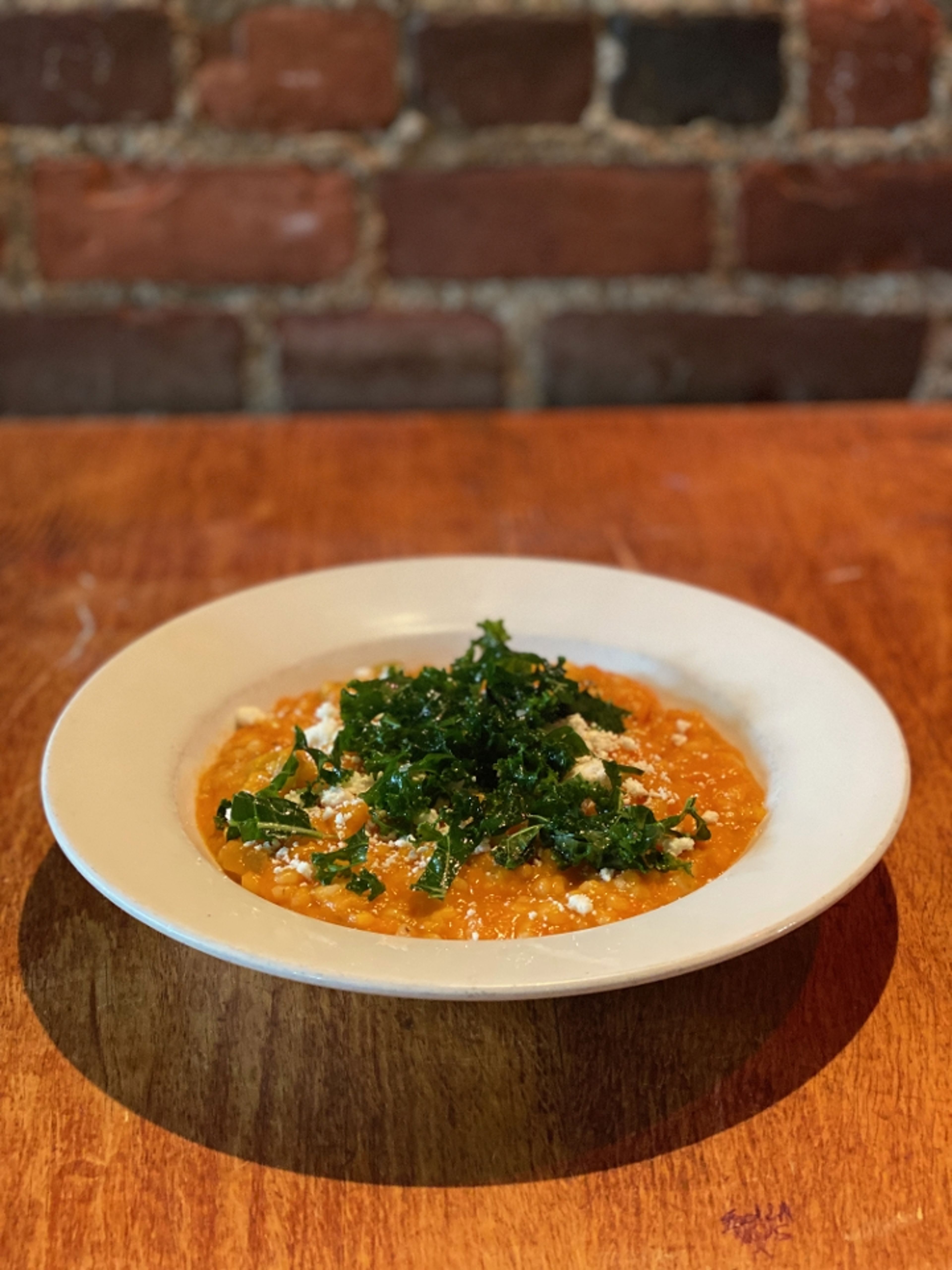 Butternut Squash Barley Risotto.
