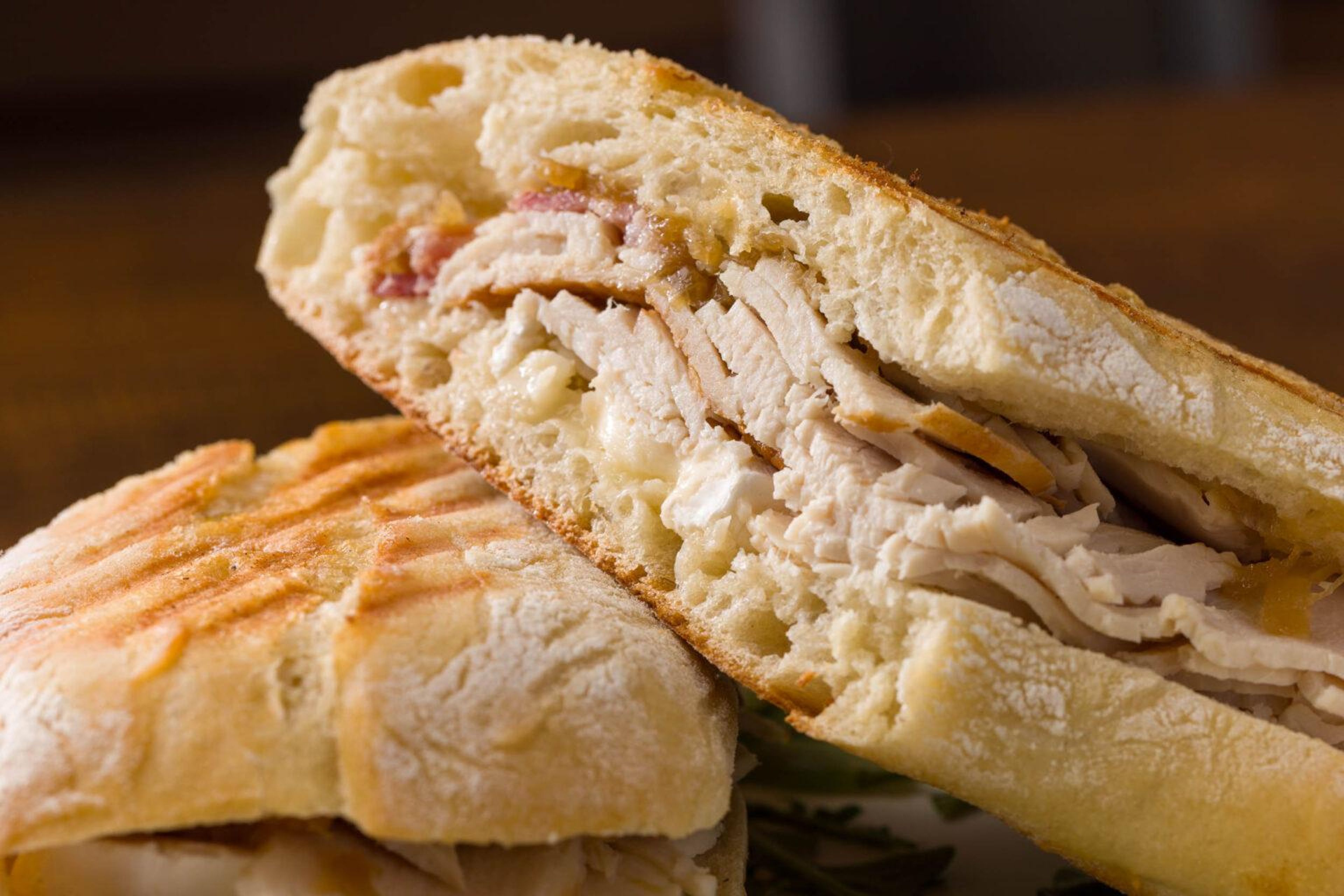 Smoked Turkey Panini.