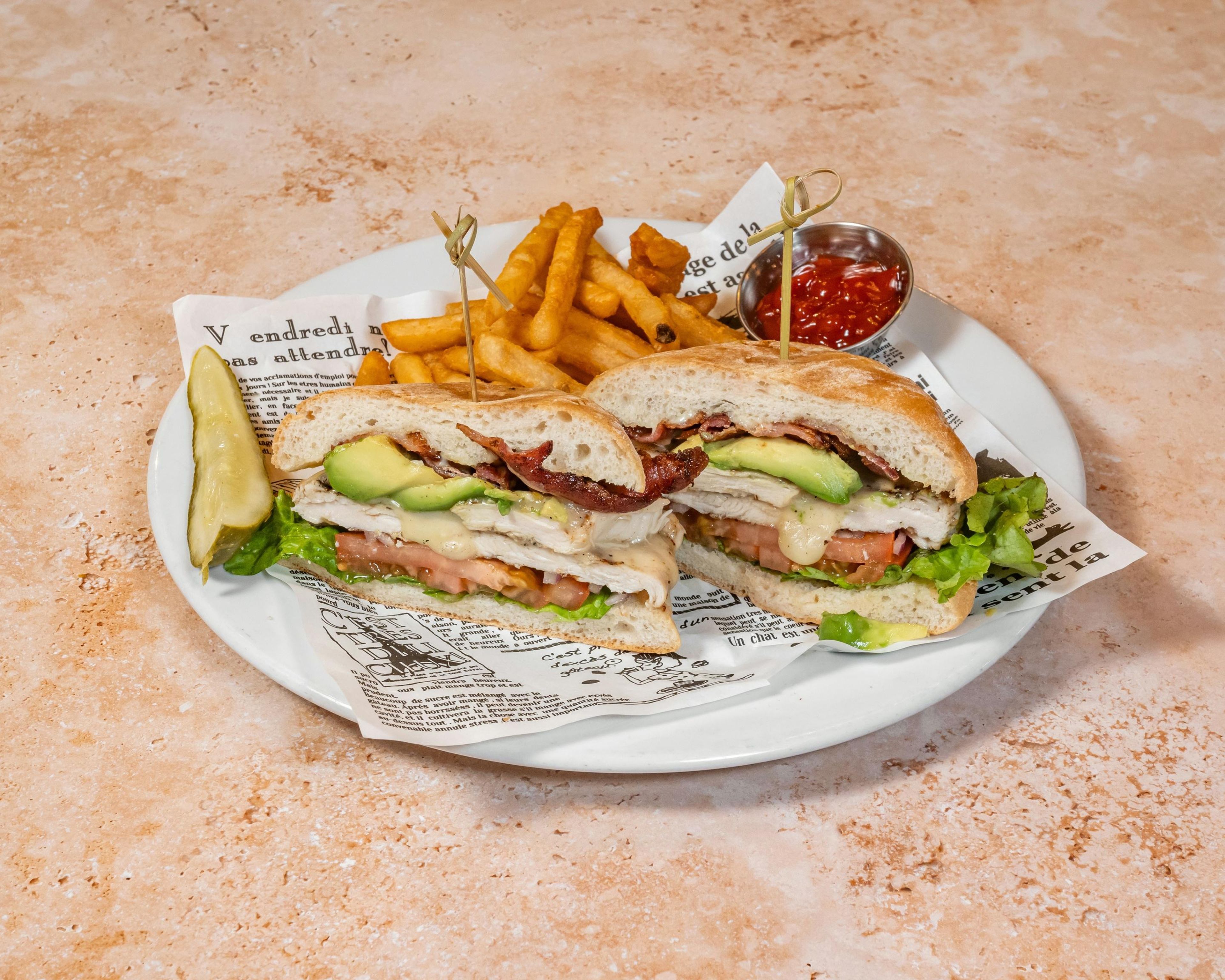 California Chicken Sandwich.