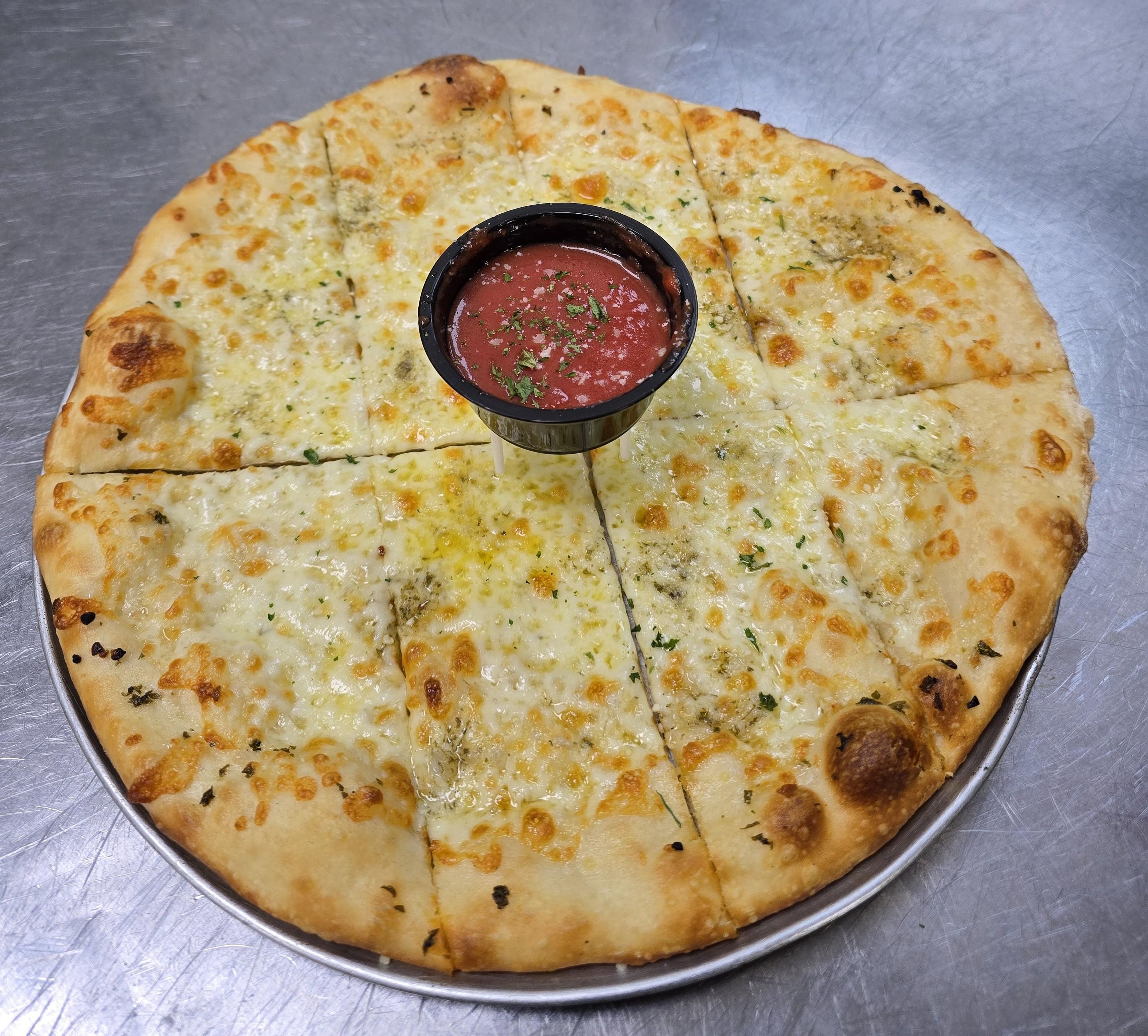 Ultimate Cheesy Garlic Pie.