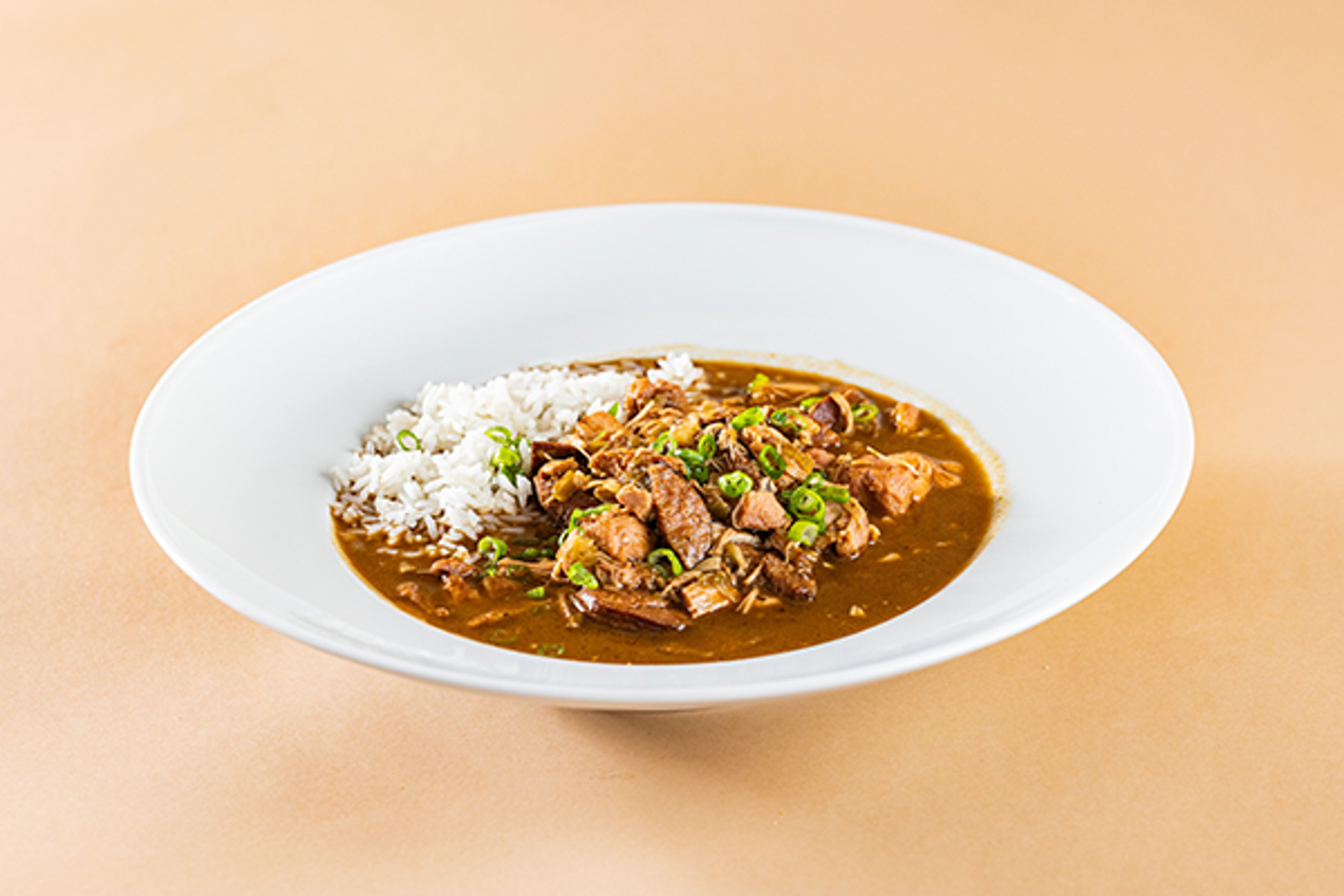 Chicken & Sausage Gumbo.