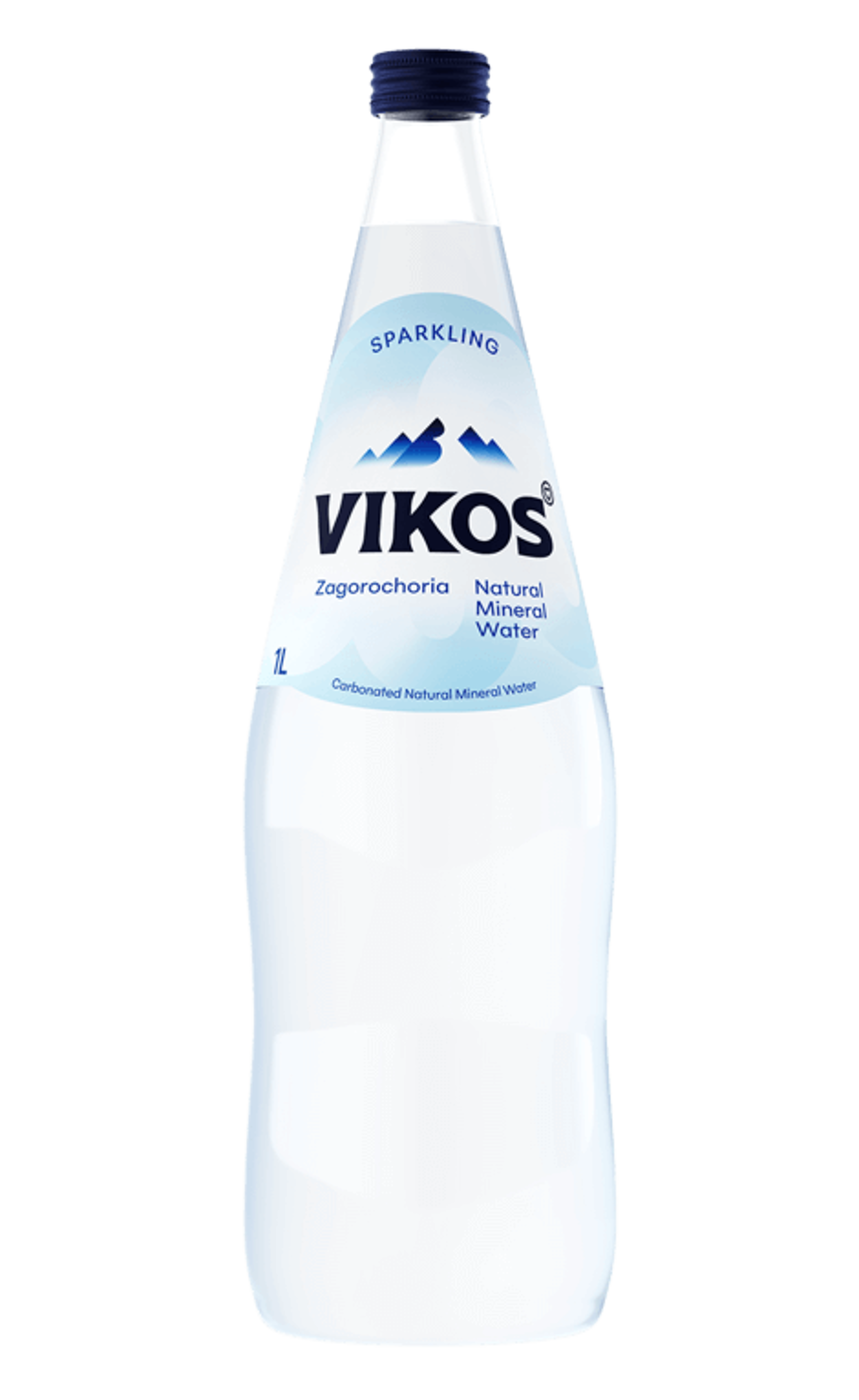 Vikos Sparkling Water.