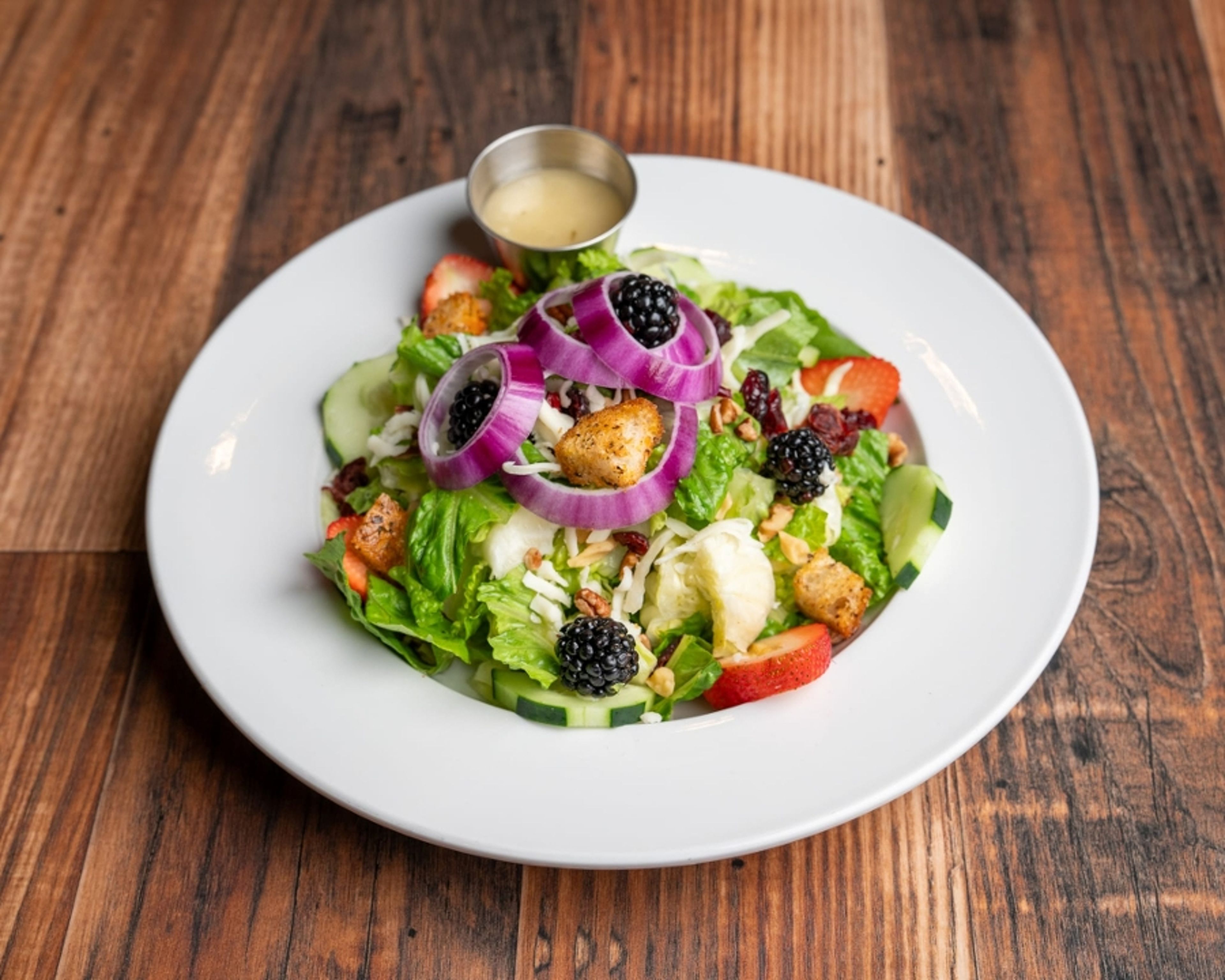 Large spring mix Salad.