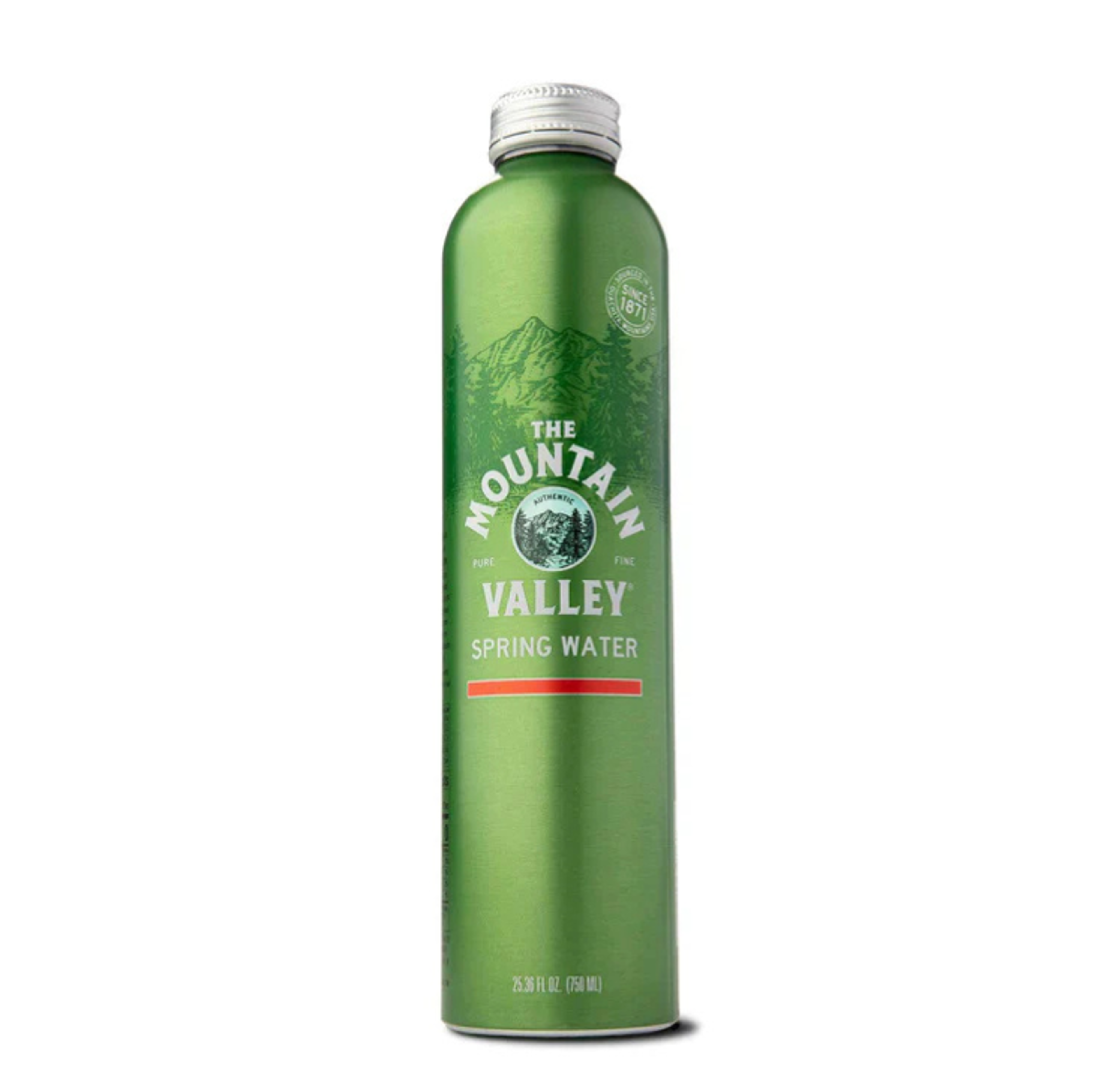 Mountain Valley Spring Water in Aluminum.