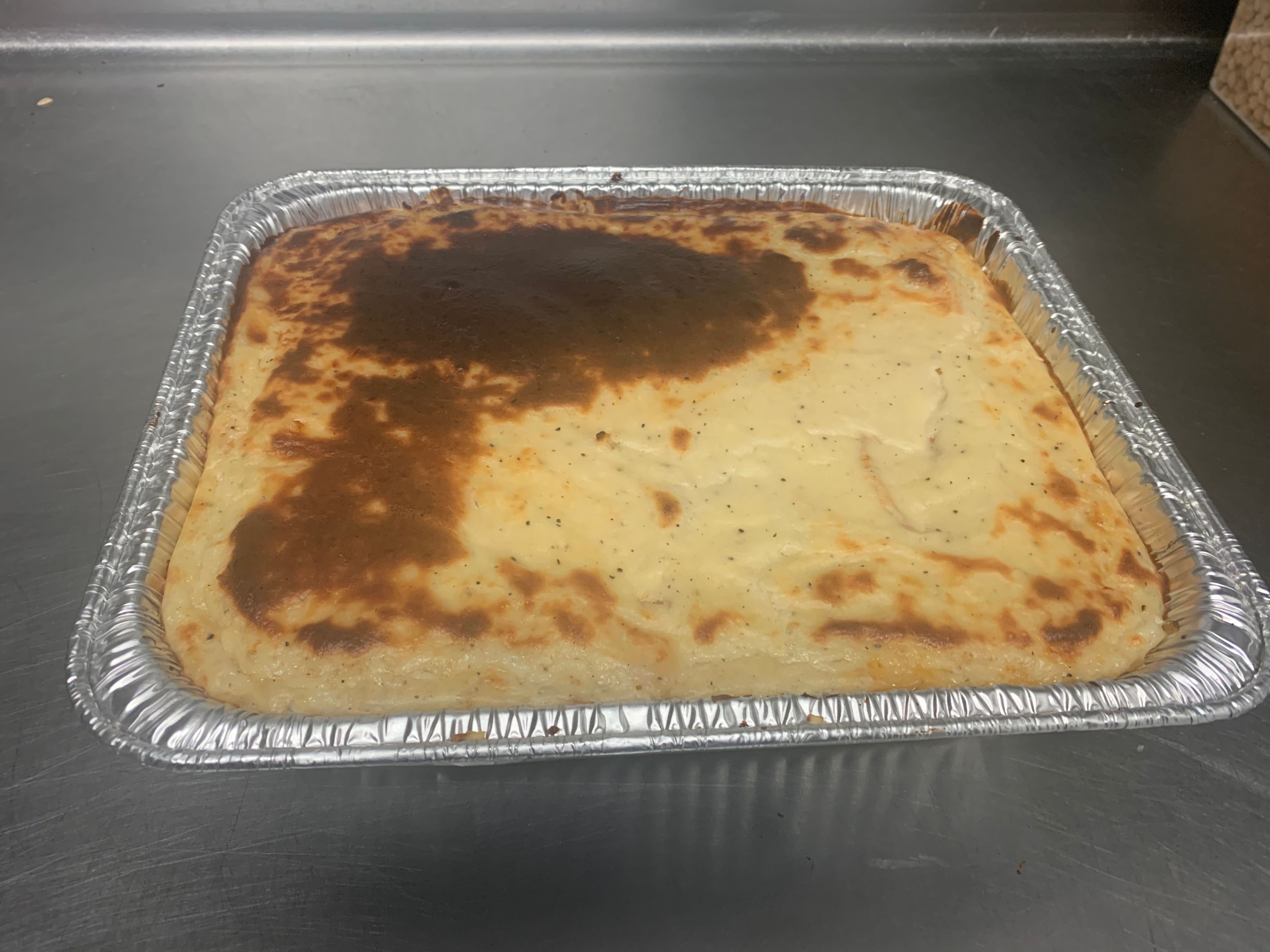 MOUSSAKA or PASTITSIO.