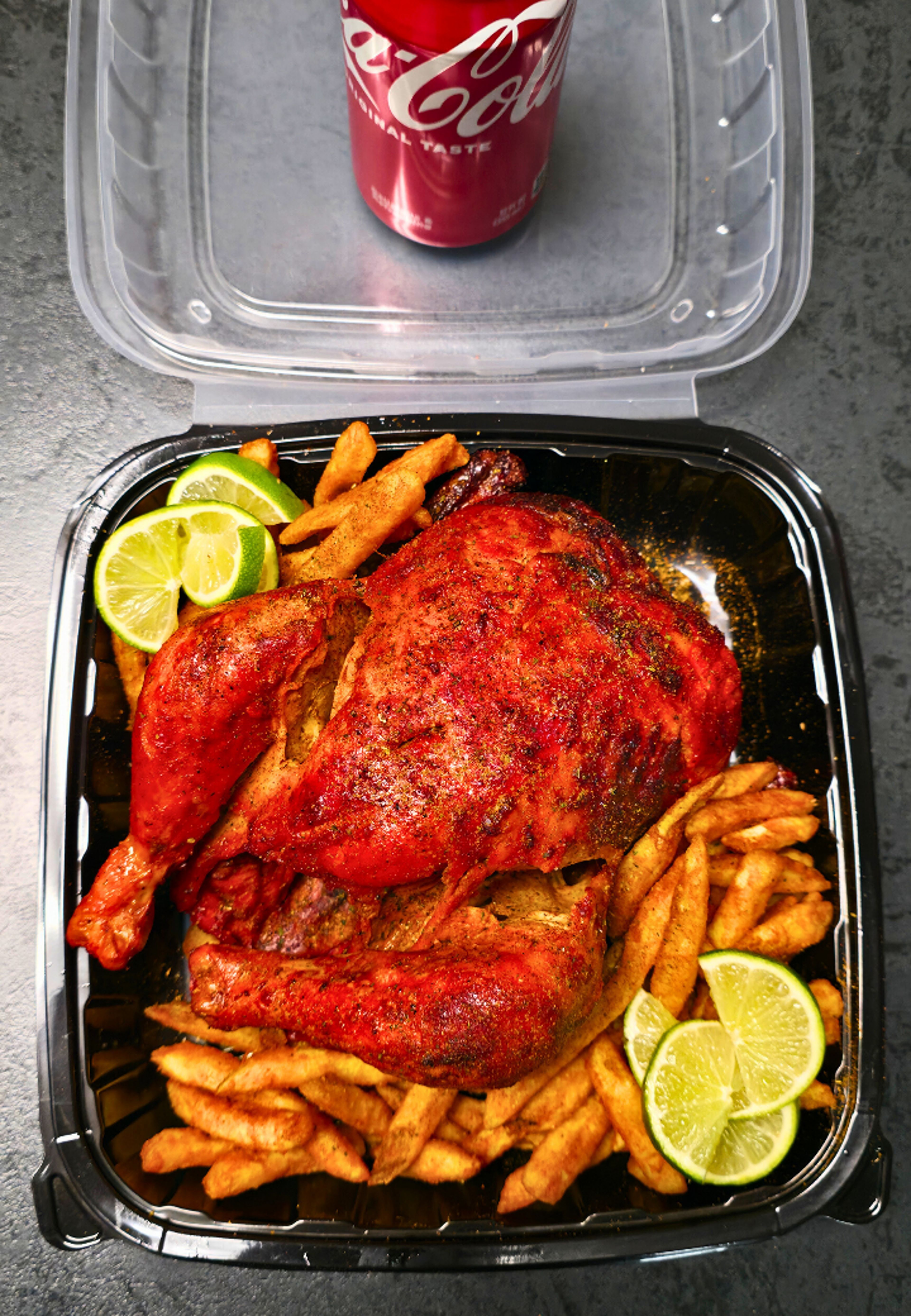 Whole Rotisserie Chicken Platter.