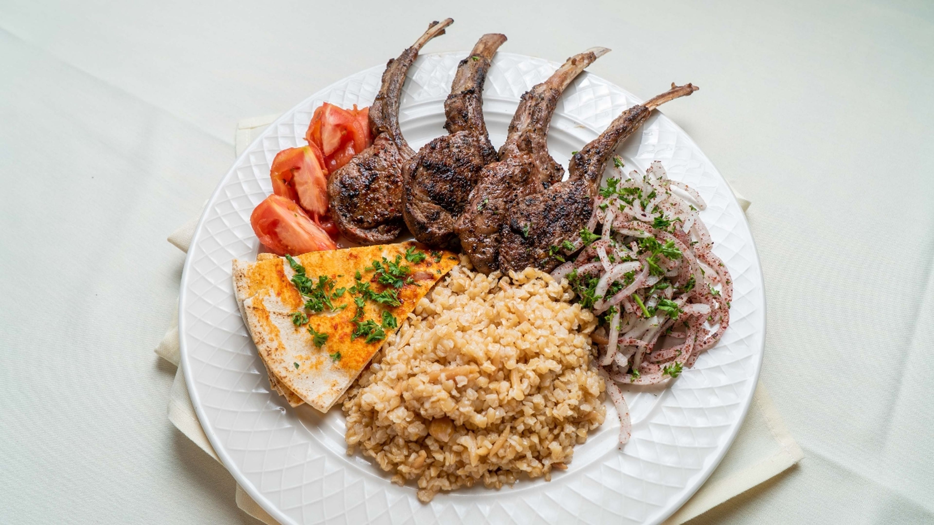 Lamb Kastaleta (Chops) Plate.