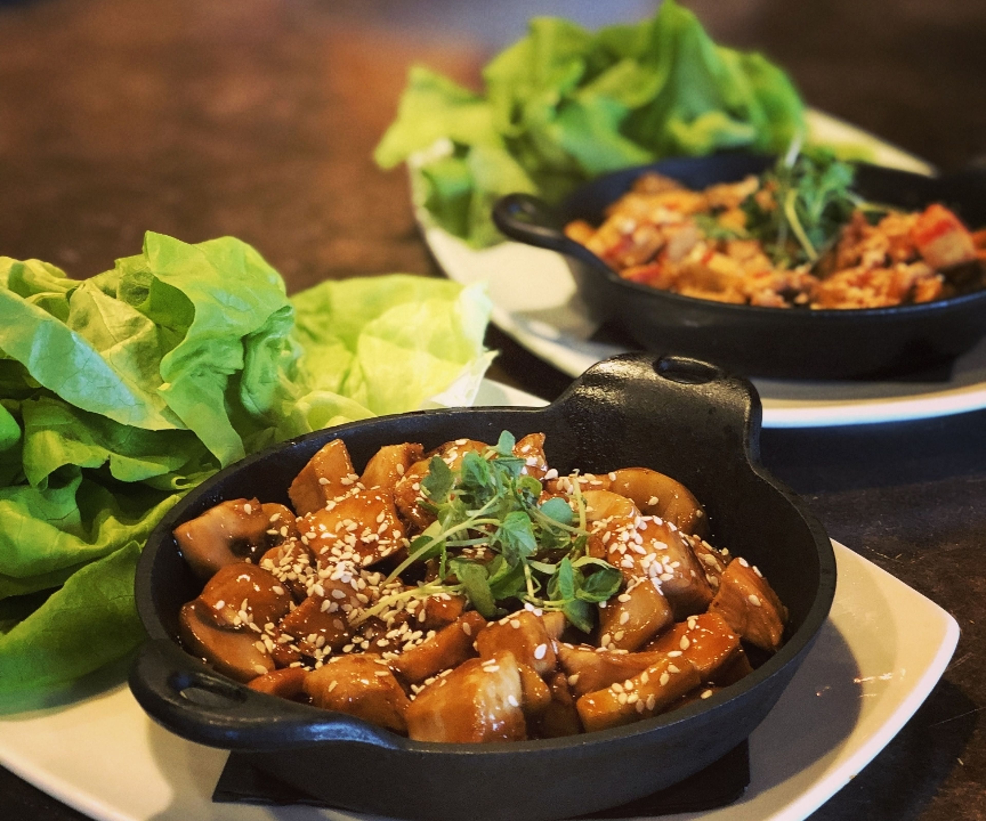 Chicken Lettuce Wraps.