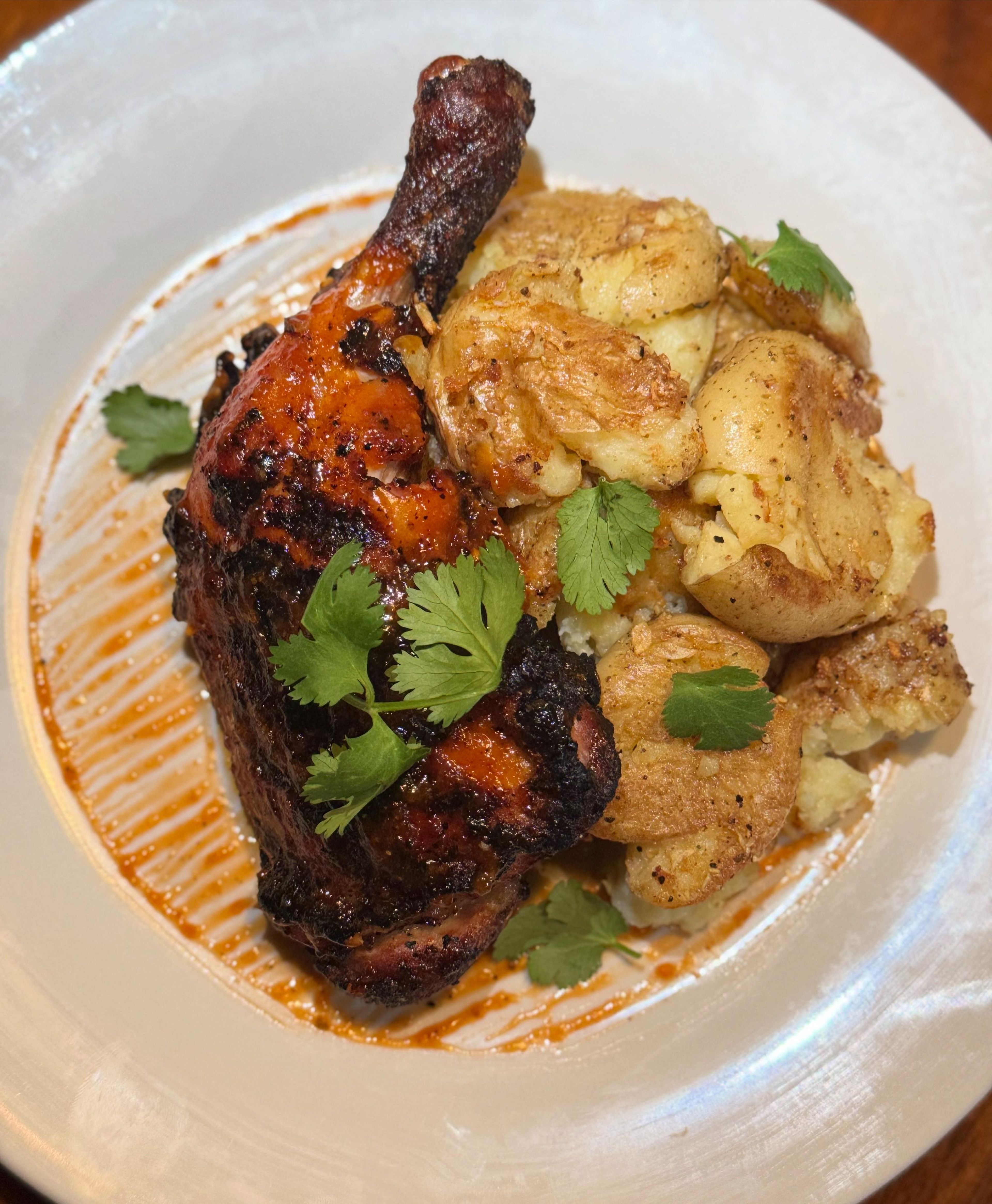 Beer Braised Chicken.