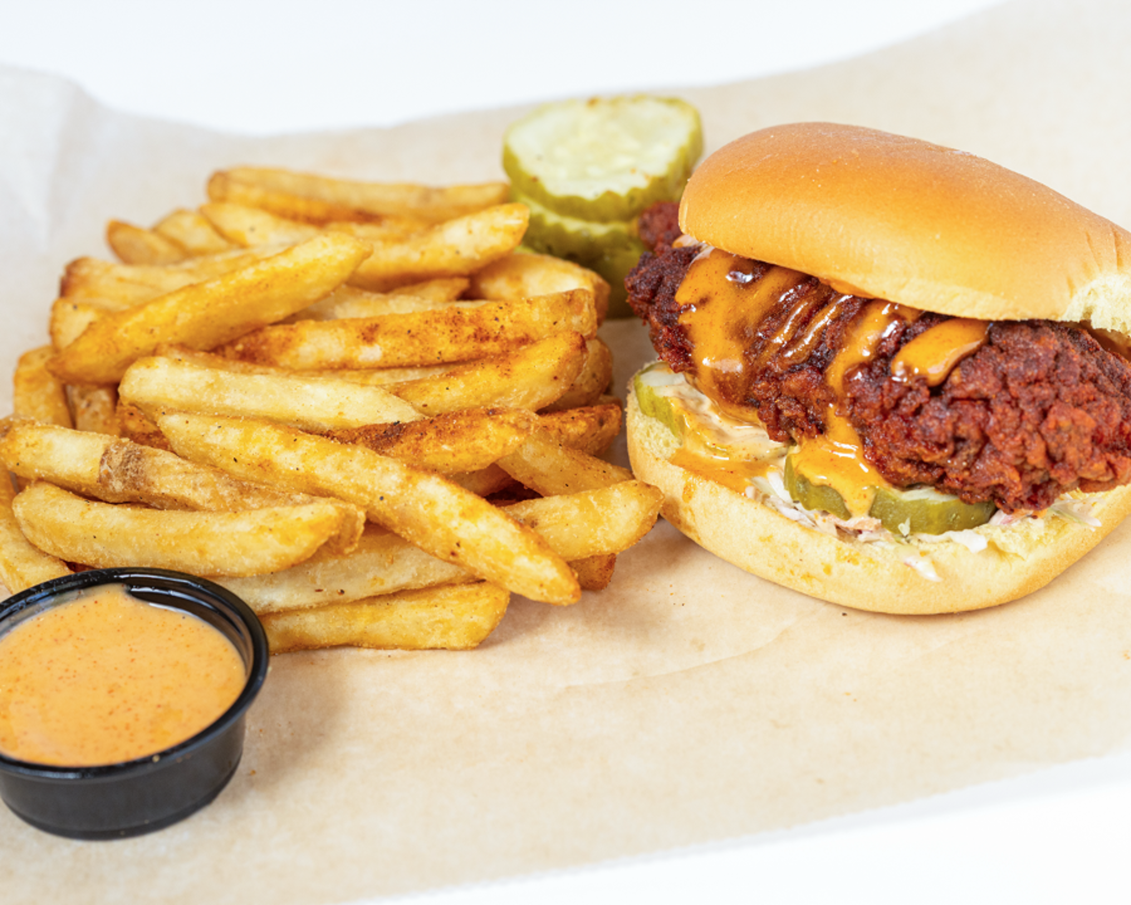 Combo #1 - Sandwich and Fries.