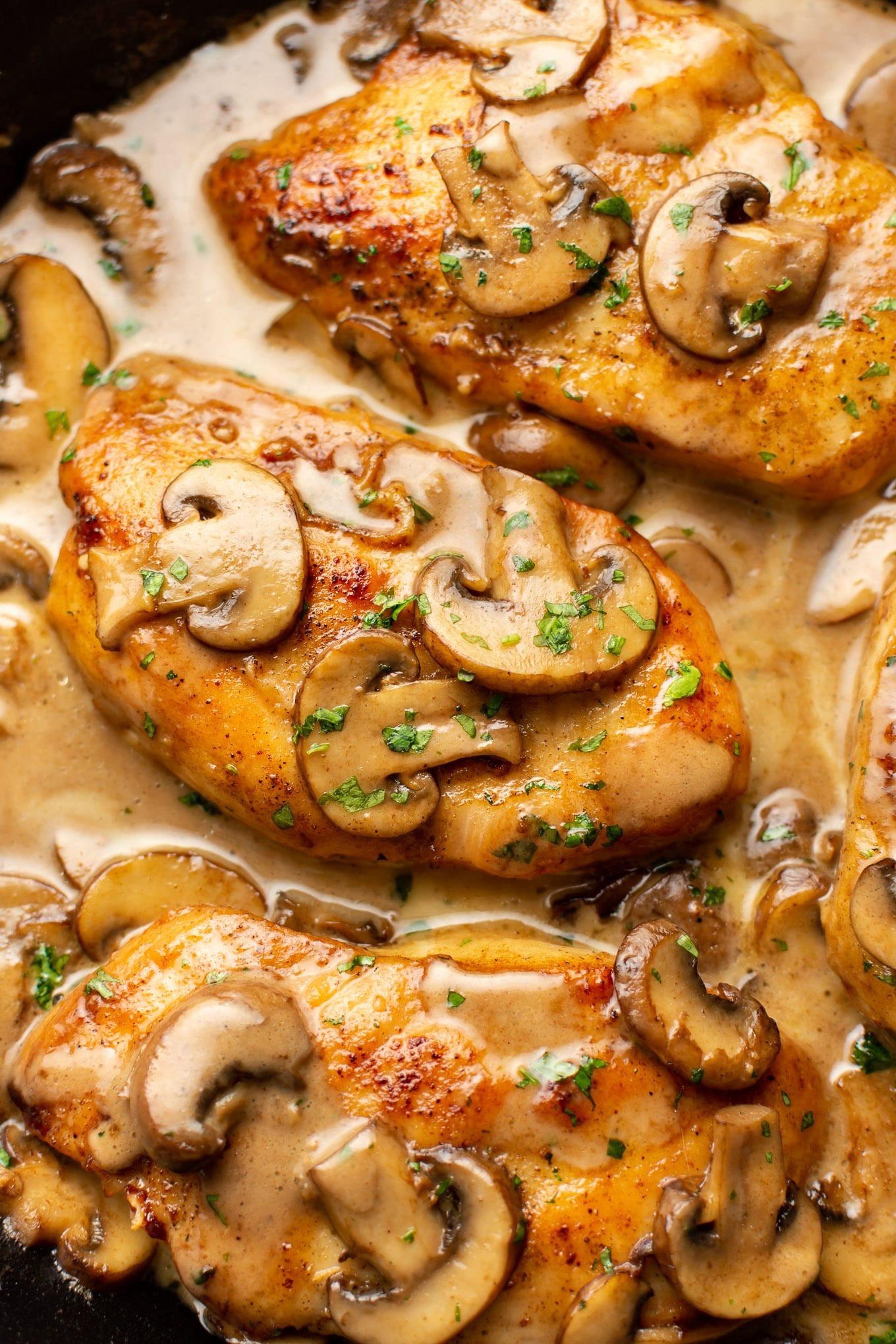 Chicken Marsala.