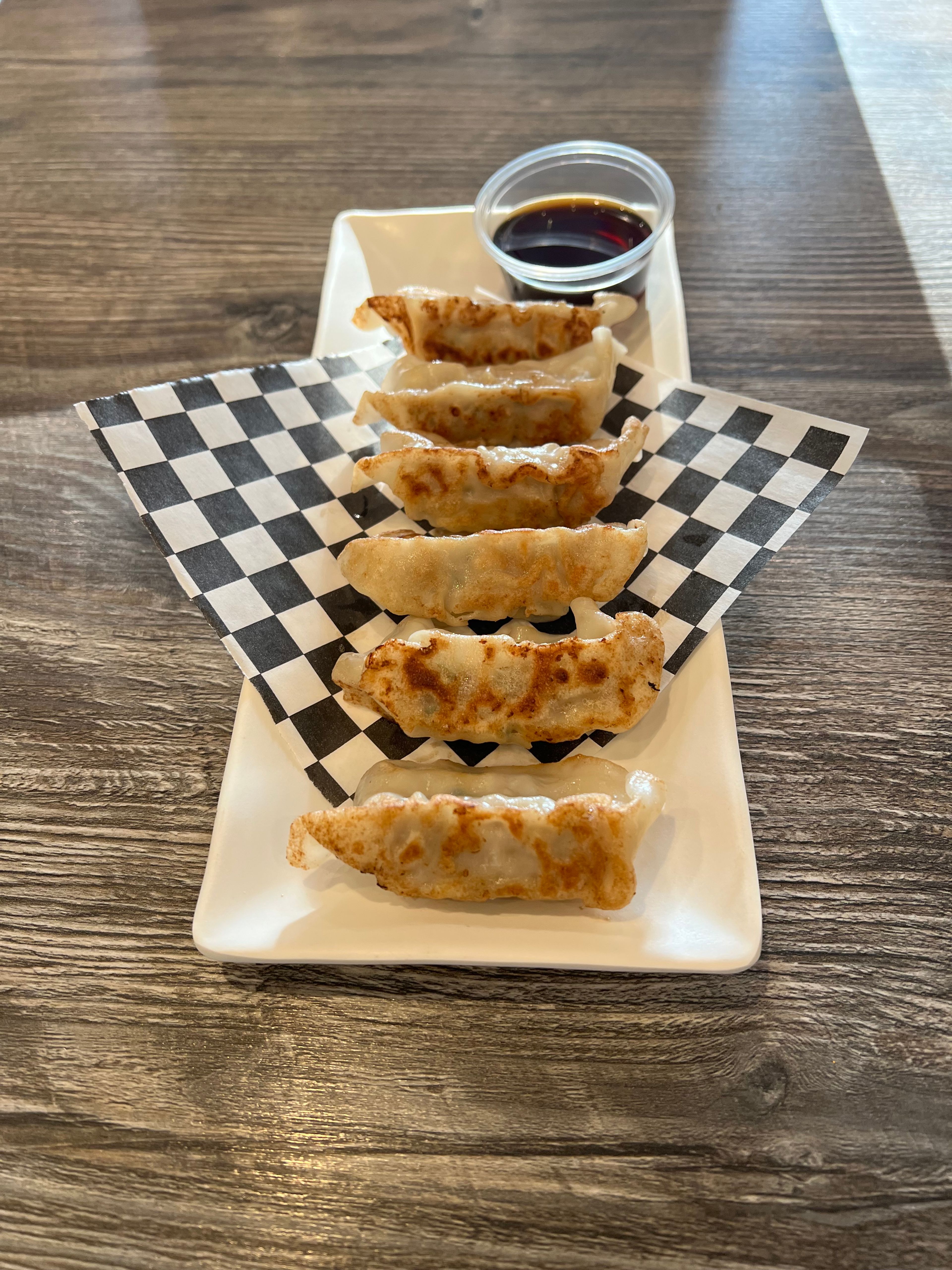 Pan-Fried Gyoza.