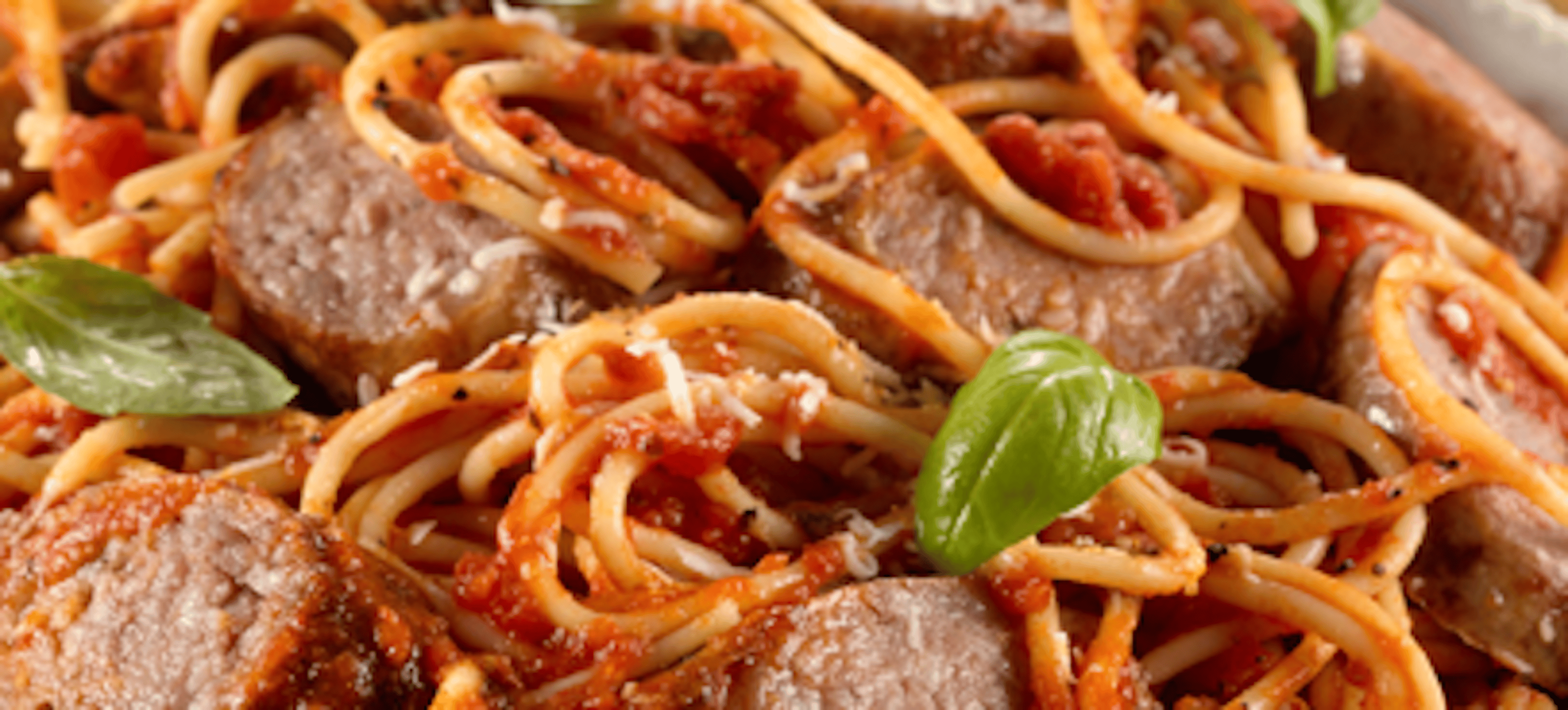 Sausage & Peppers Parmigiana.