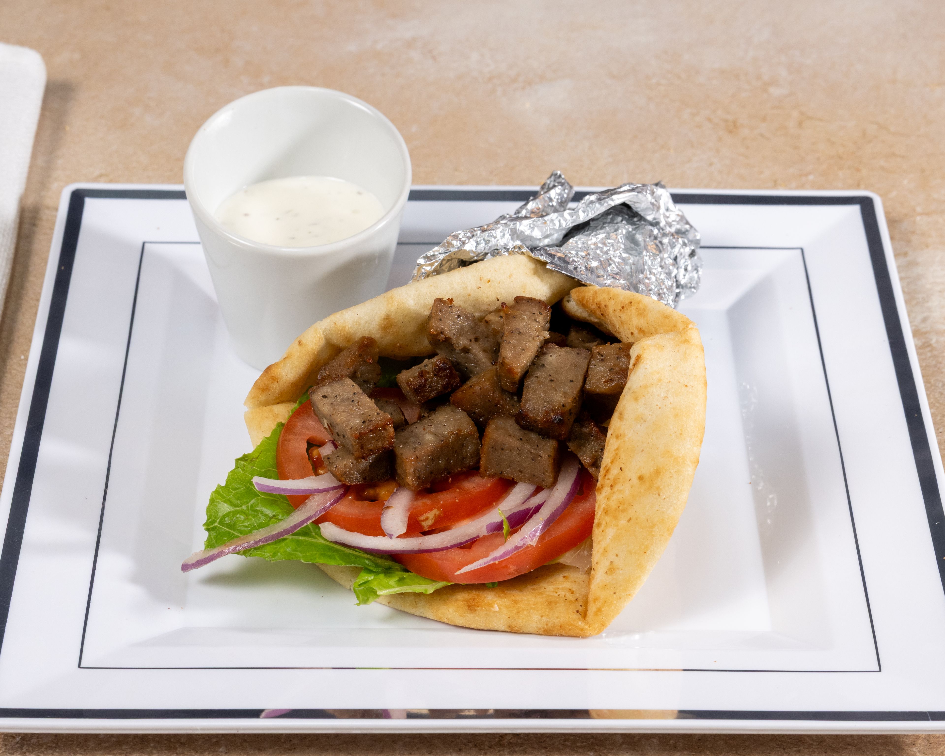 NY Style Gyro in Pita.
