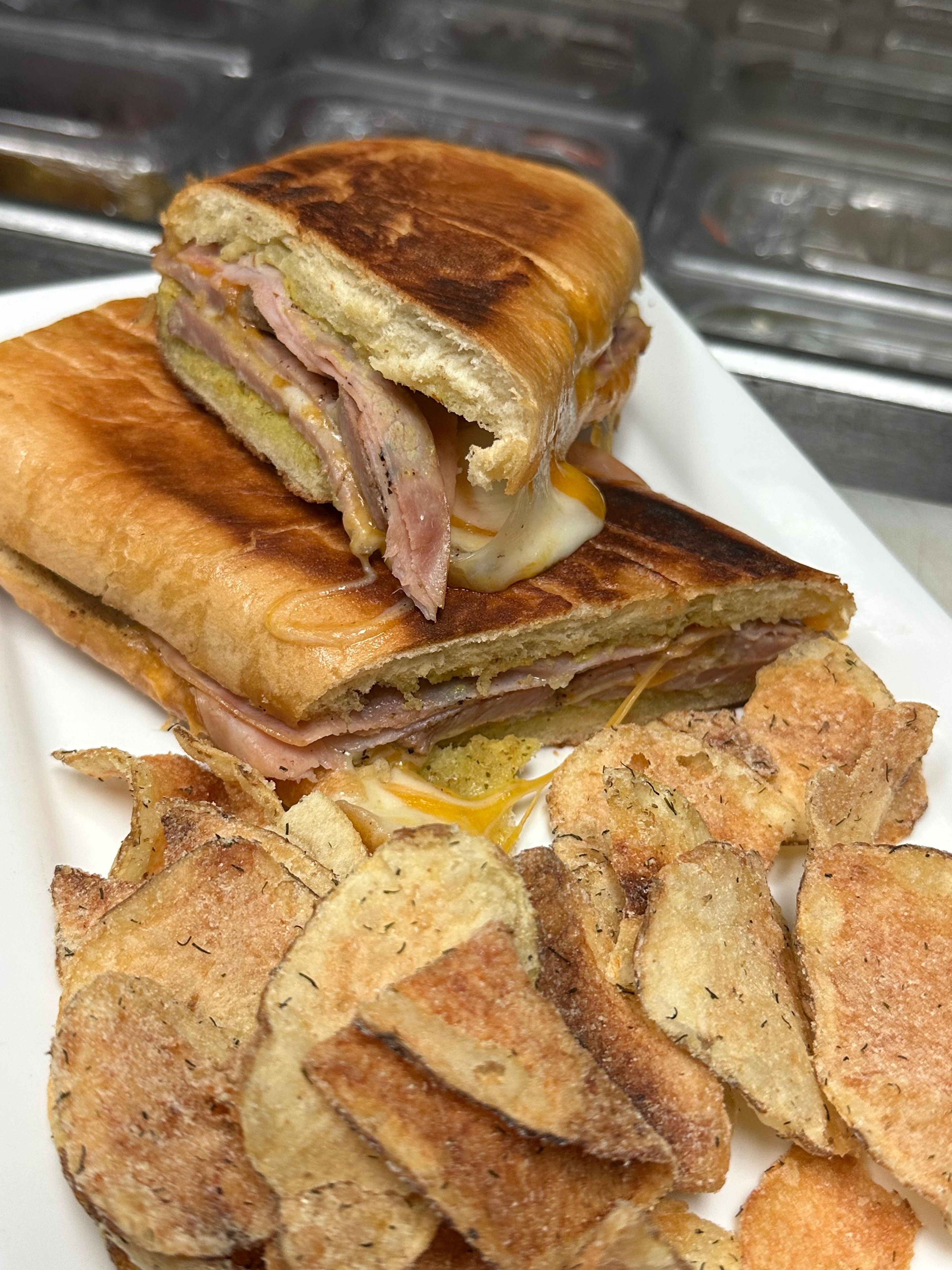 Tropical fusion Cuban Sandwich.