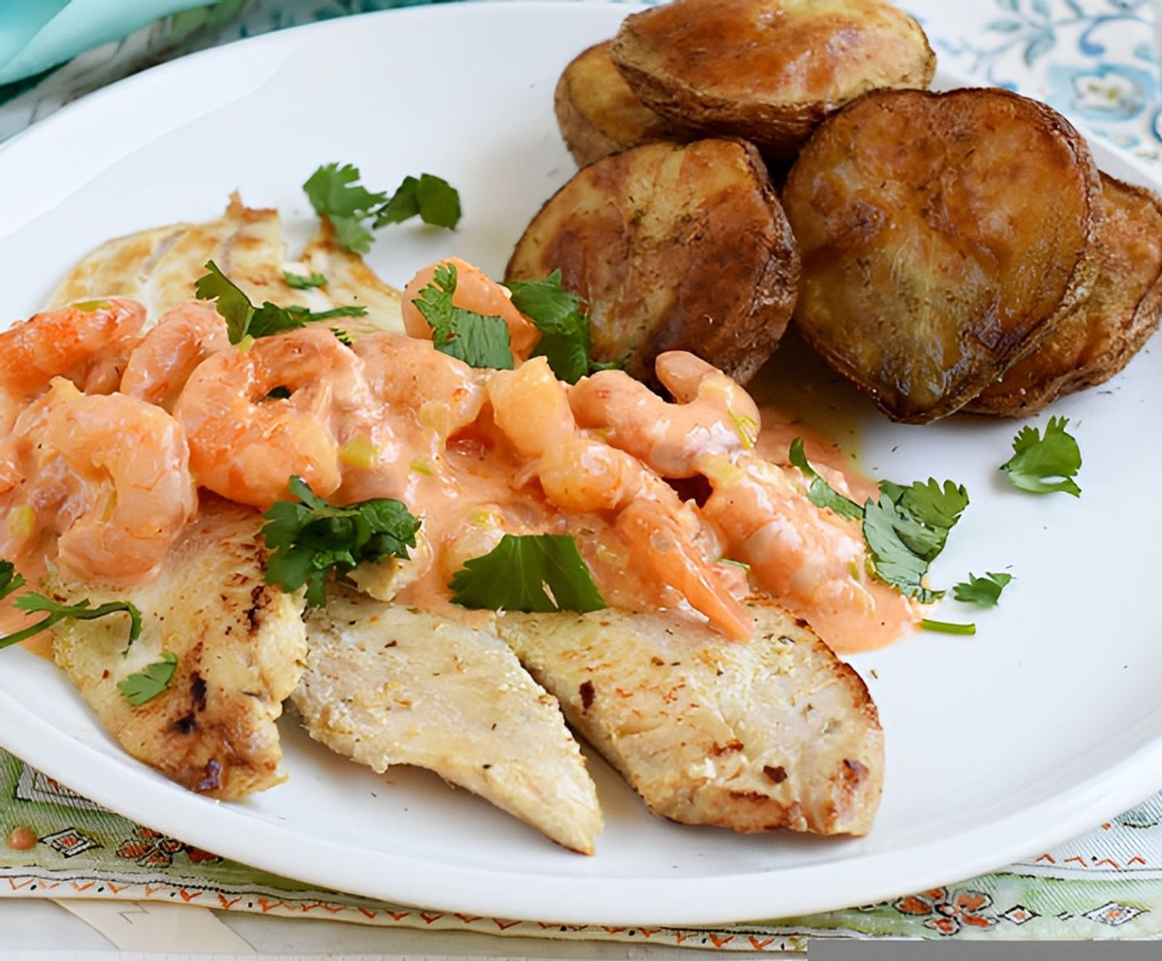 Fillet Relleno de Camarones.