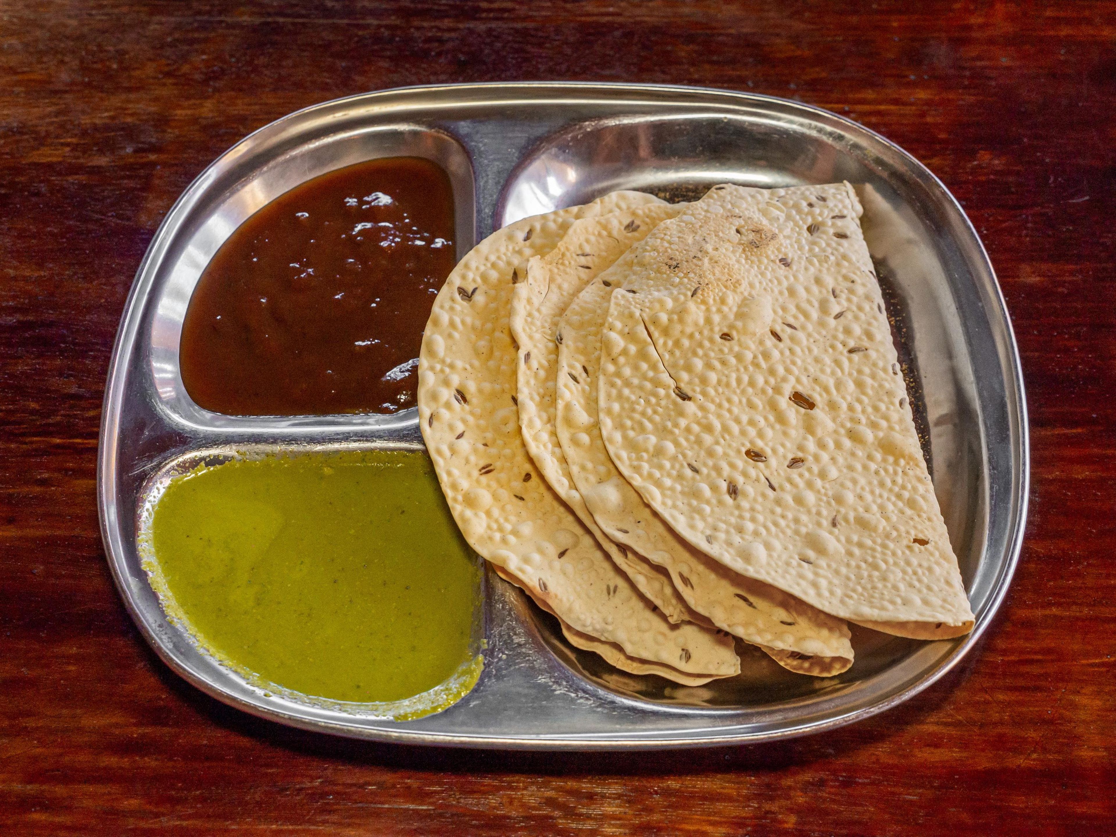 Papadum.
