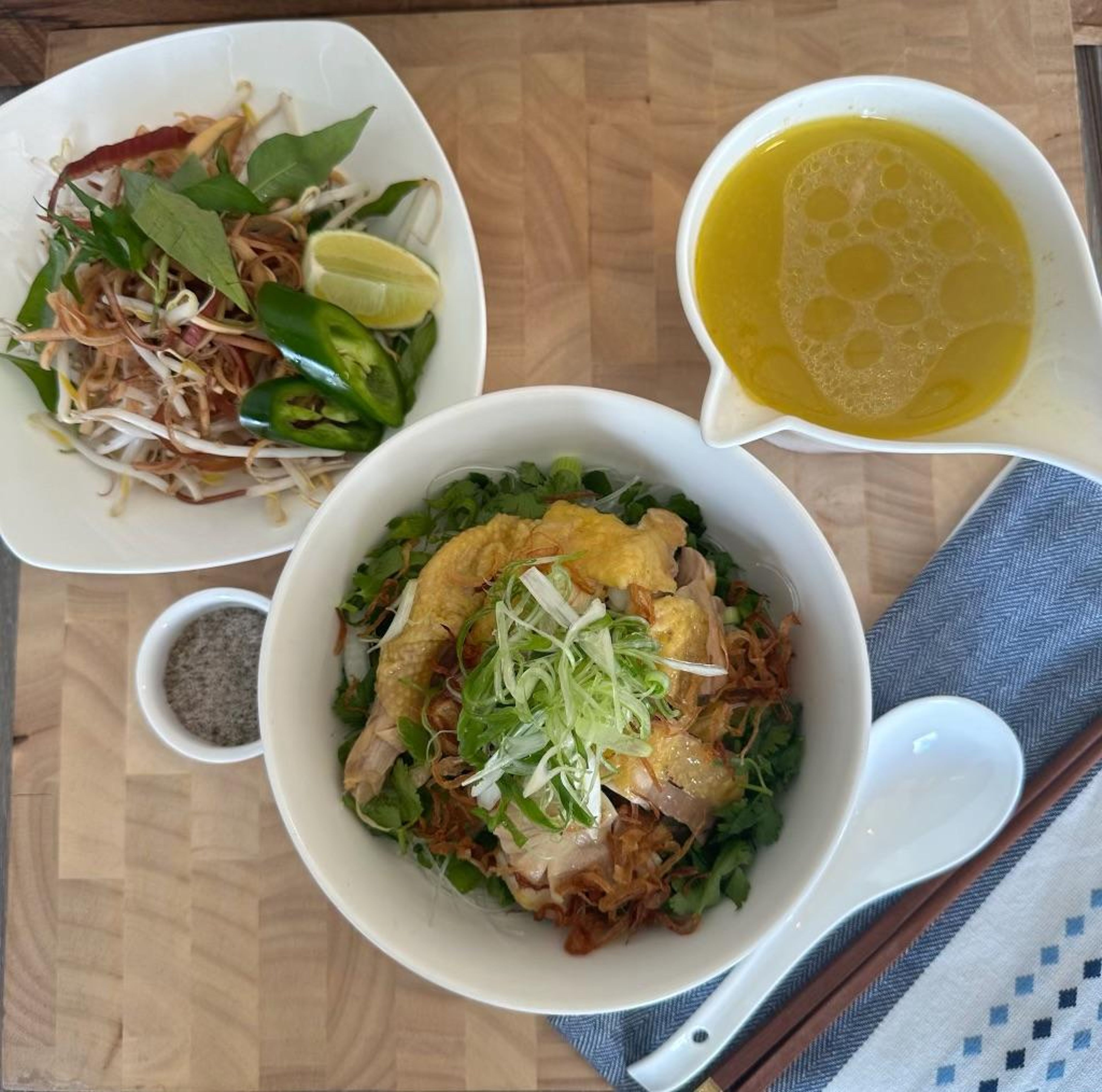 Chicken+Glass Noodle Soup (Mien Ga).